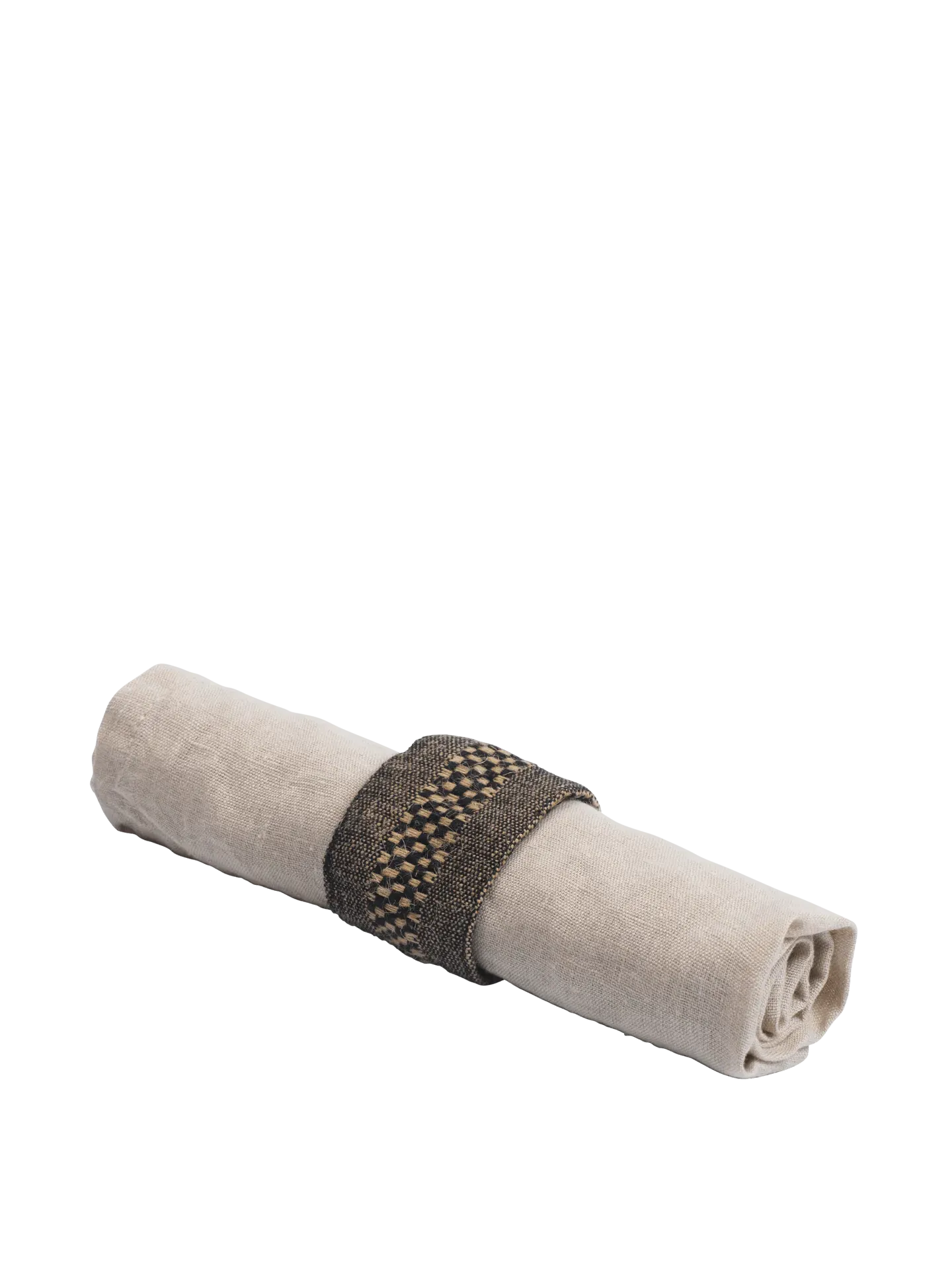 Gather Napkin Rings Set of 2 - Black, Natural