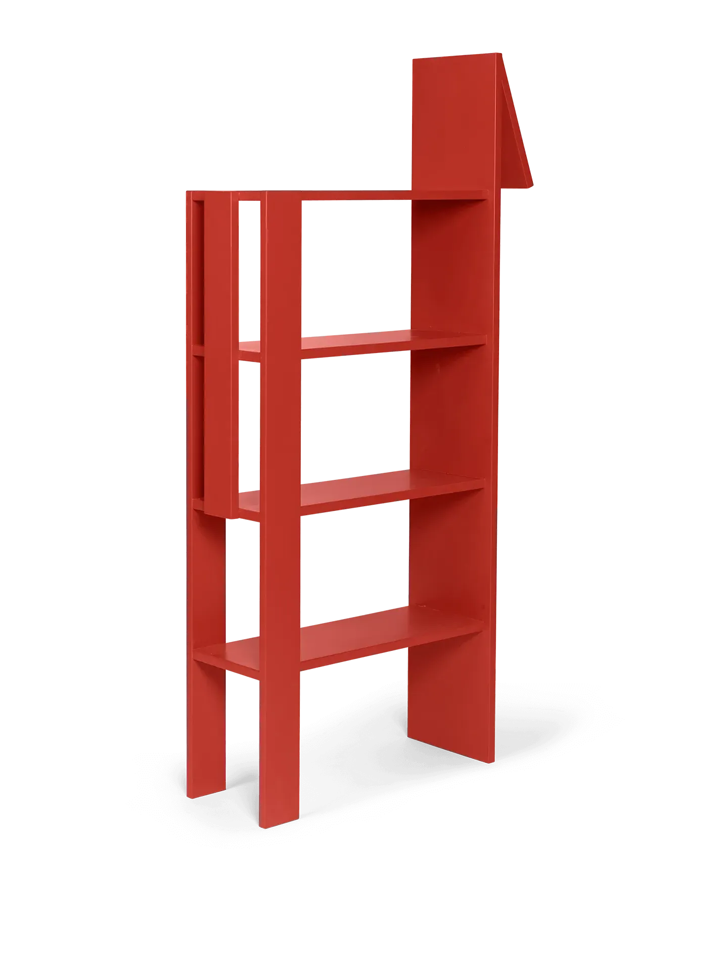 Giraffe Bookcase - Poppy Red