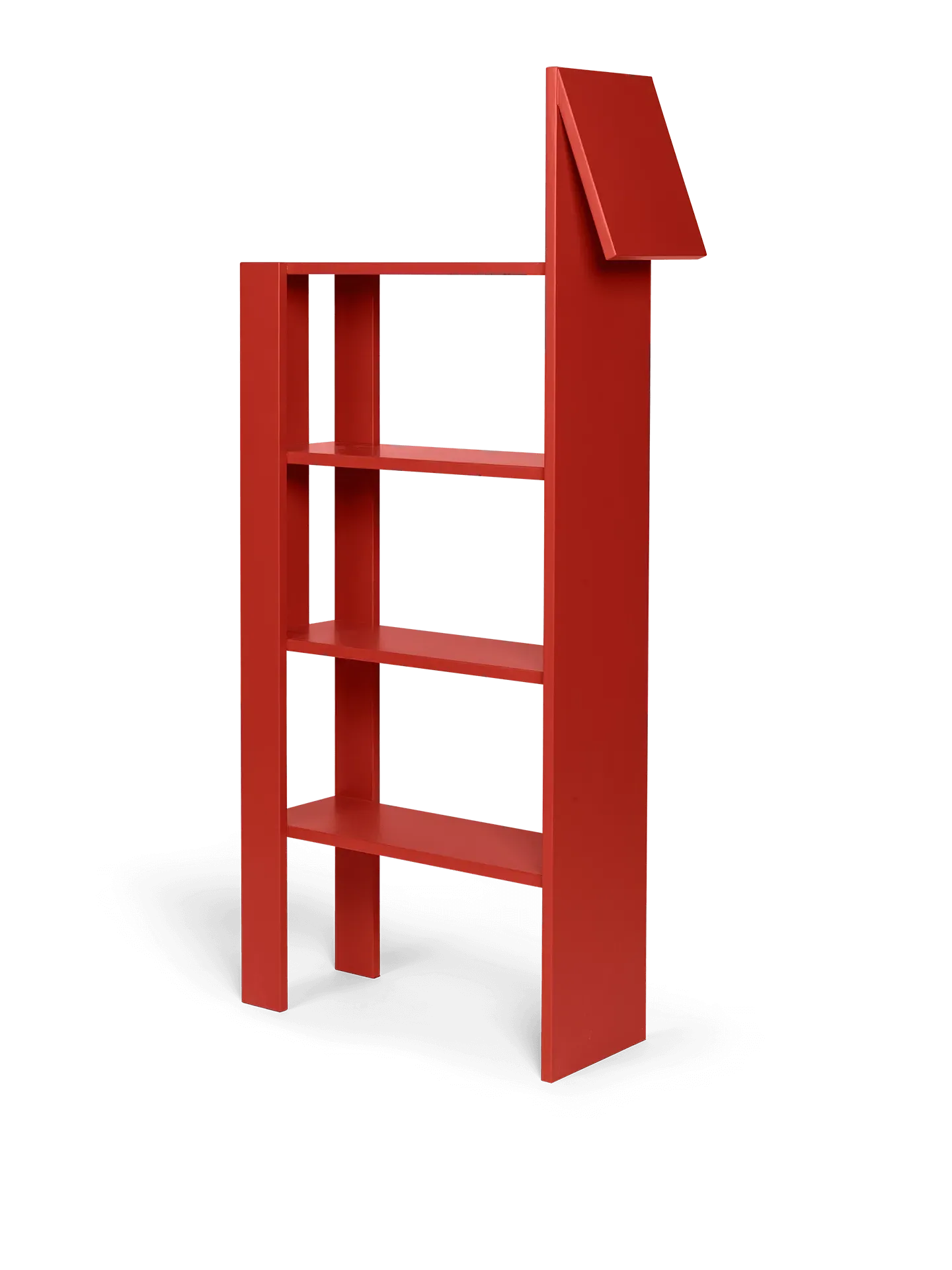 Giraffe Bookcase - Poppy Red