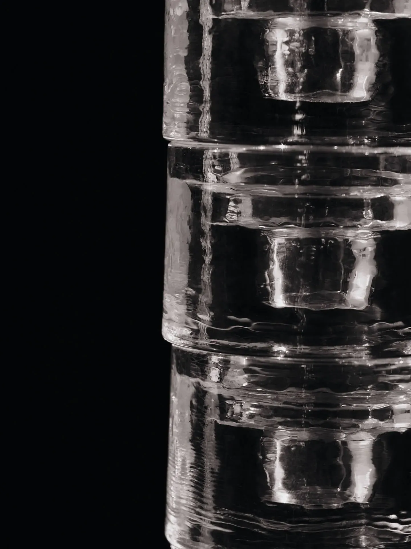 Gradia Round Candle Holder - Clear