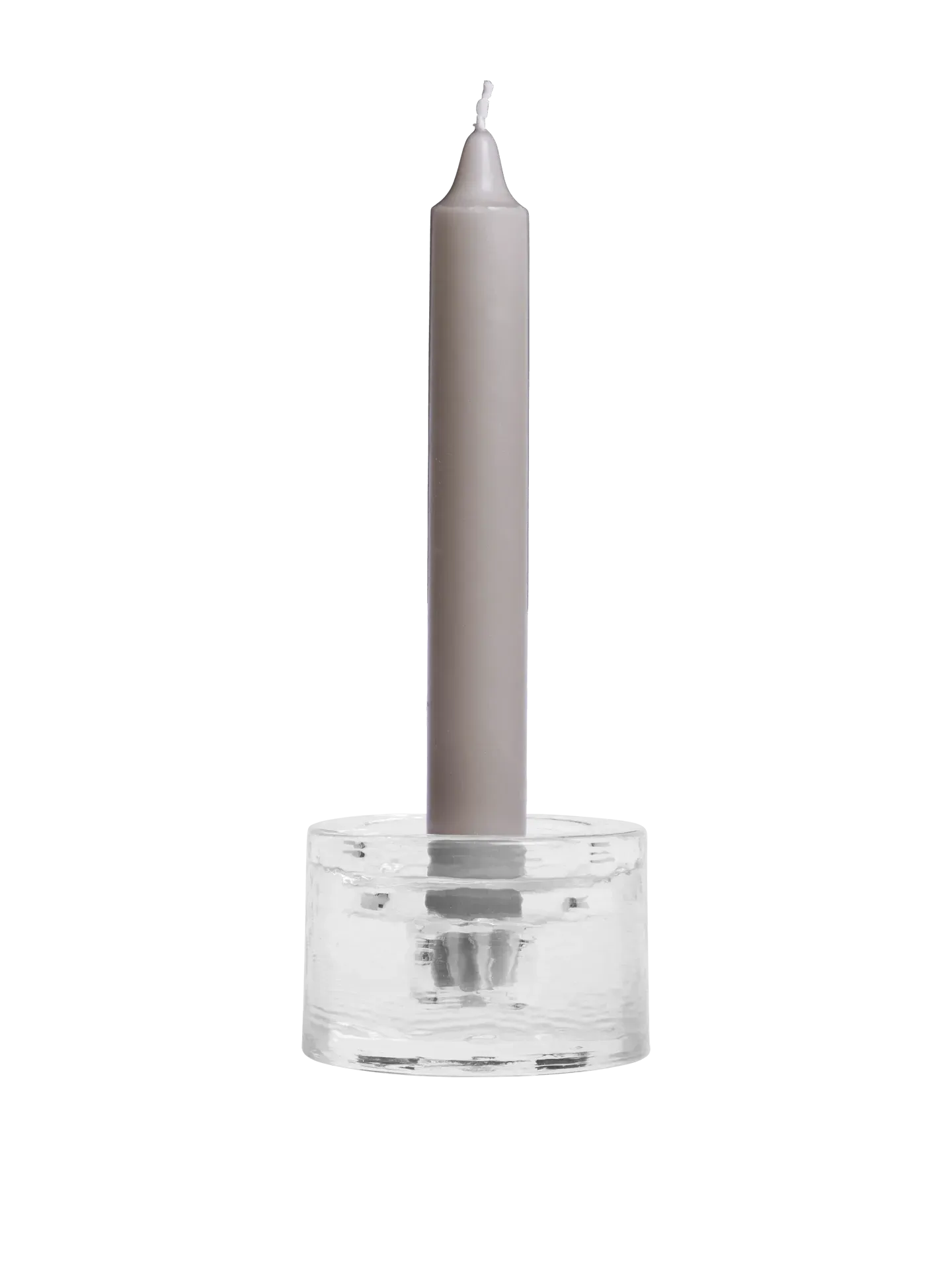 Gradia Round Candle Holder - Clear