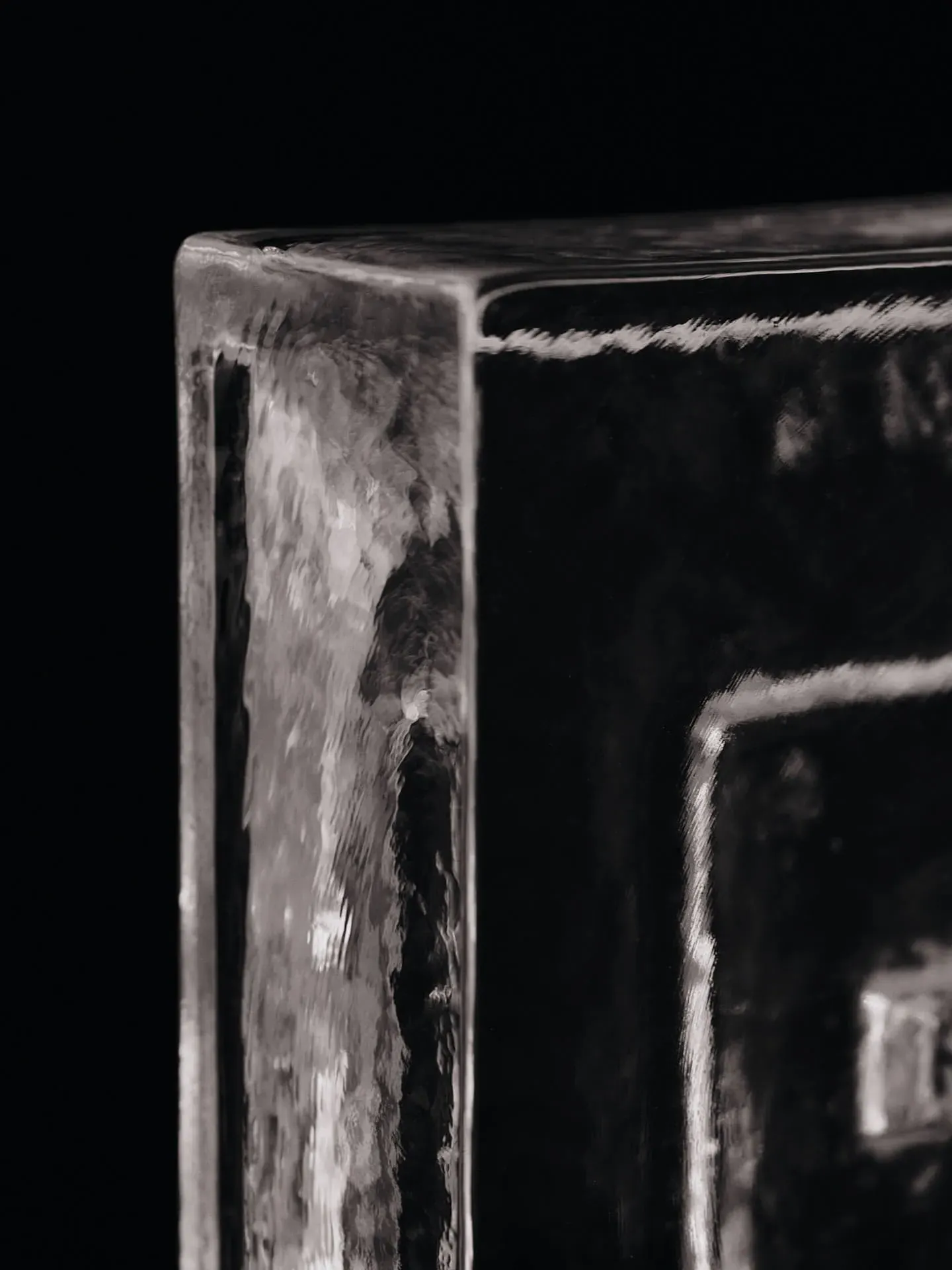 Gradia Square Candle Holder - Clear