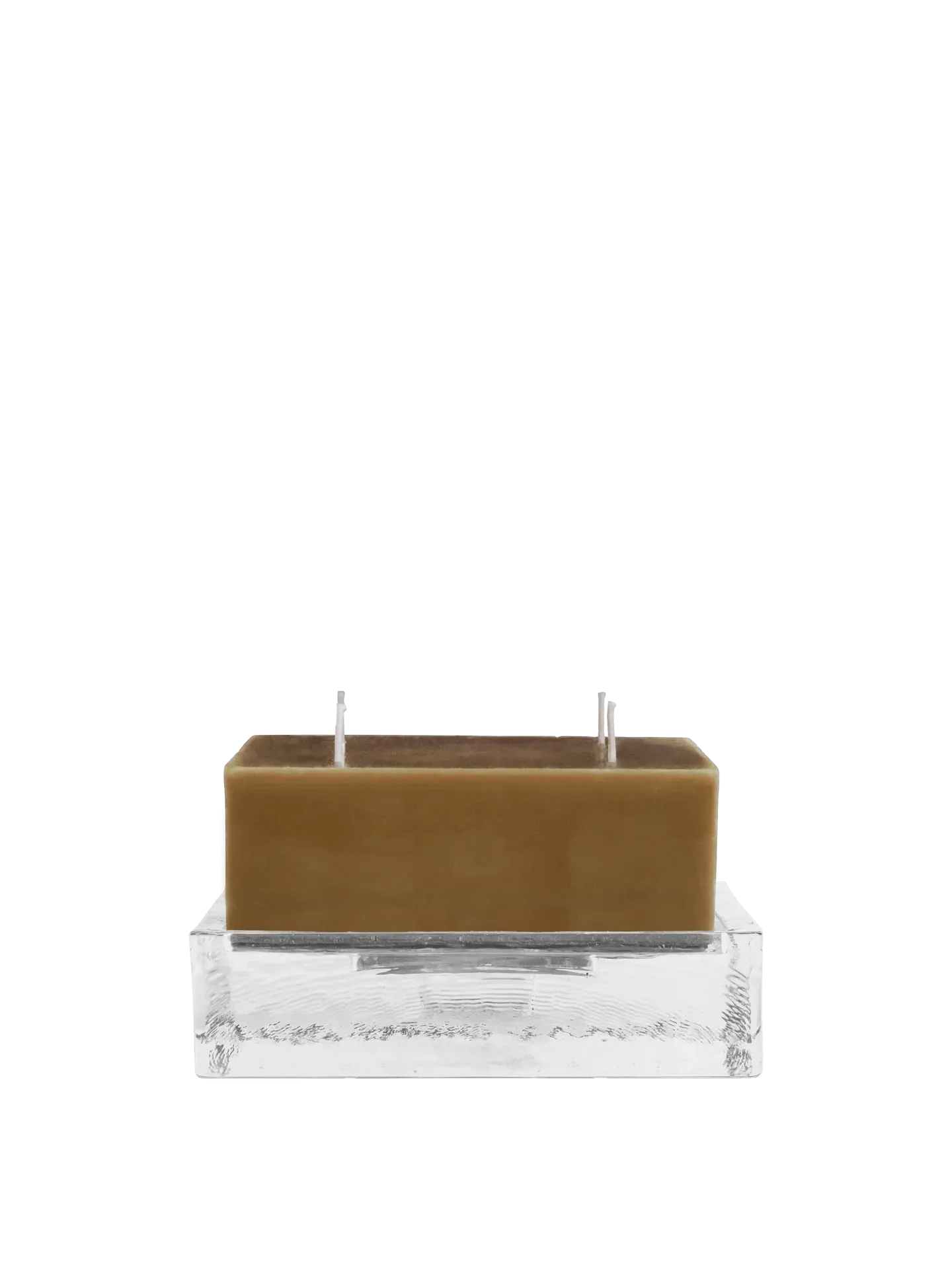 Gradia Square Candle Holder - Clear