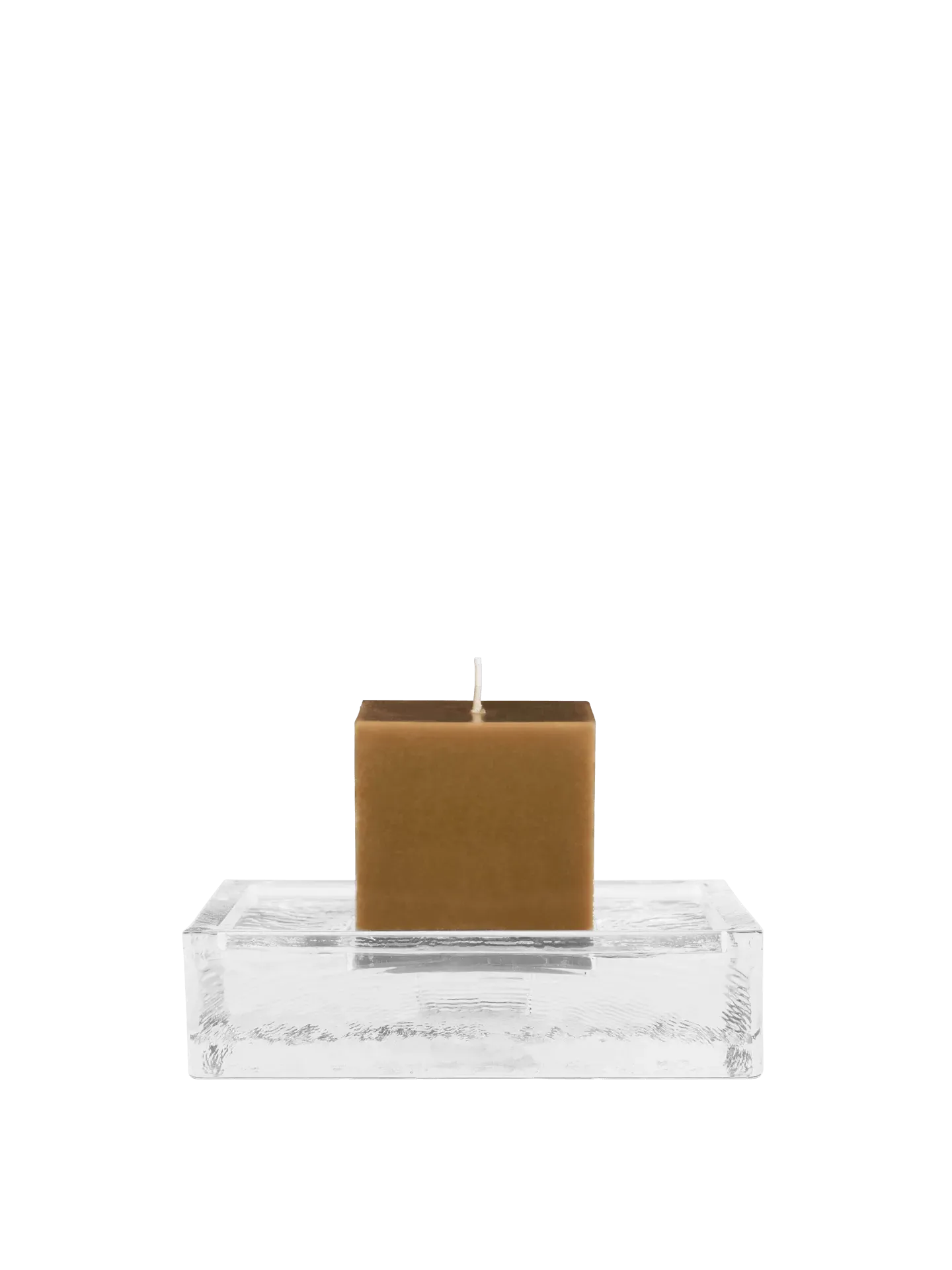 Gradia Square Candle Holder - Clear