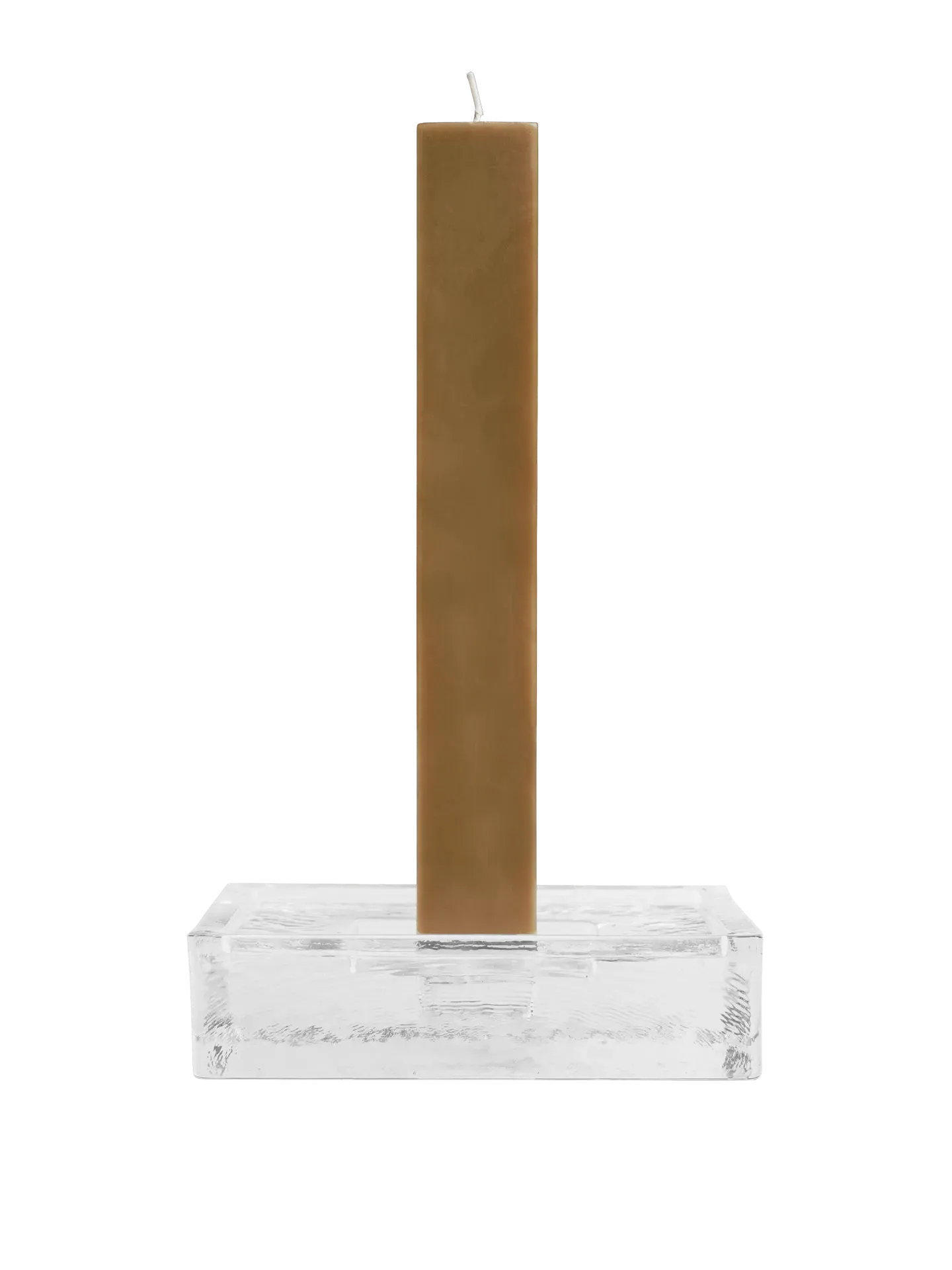 Gradia Square Candle Holder - Clear