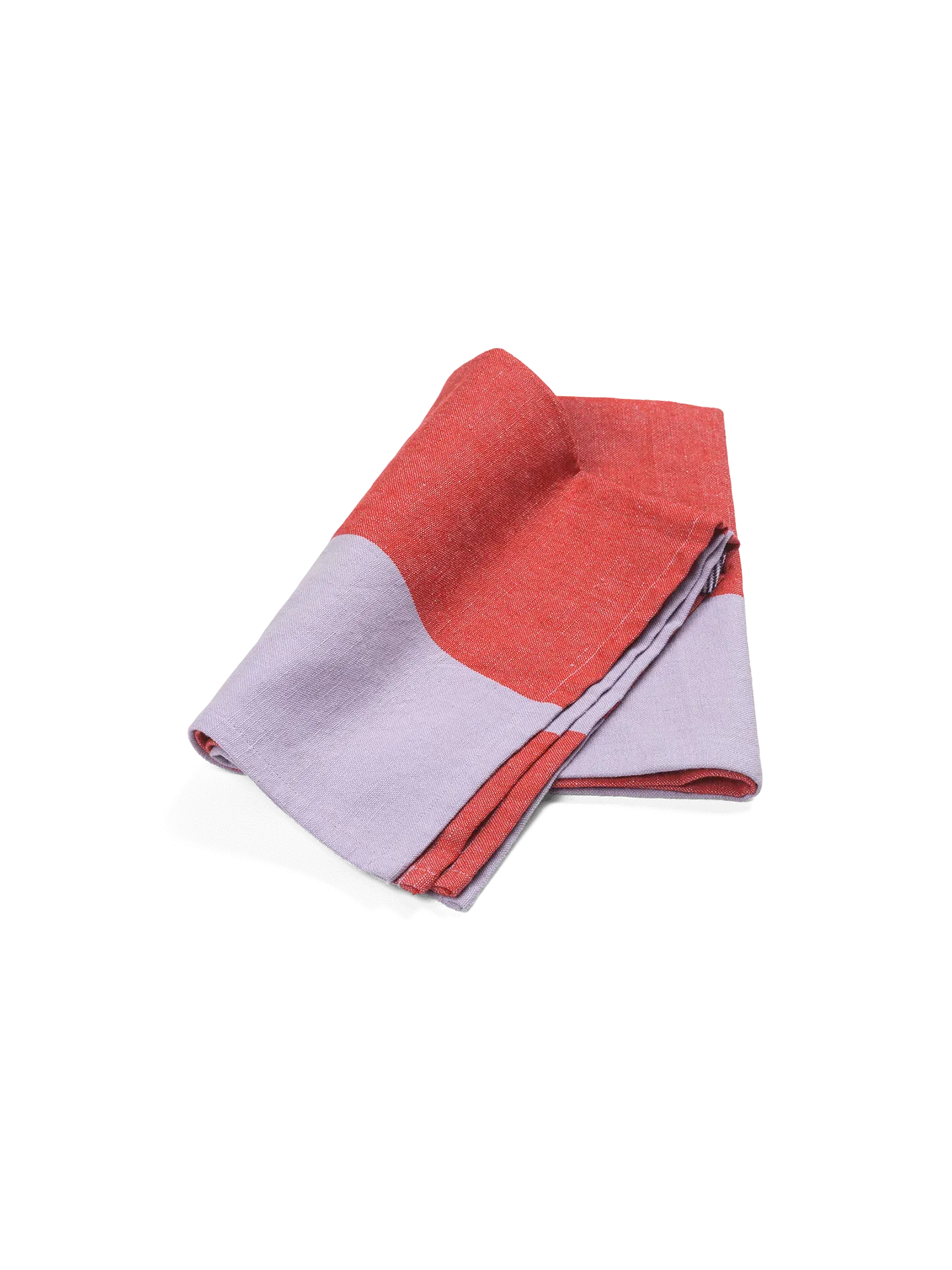 Hale Tea Towel - Red, Linen