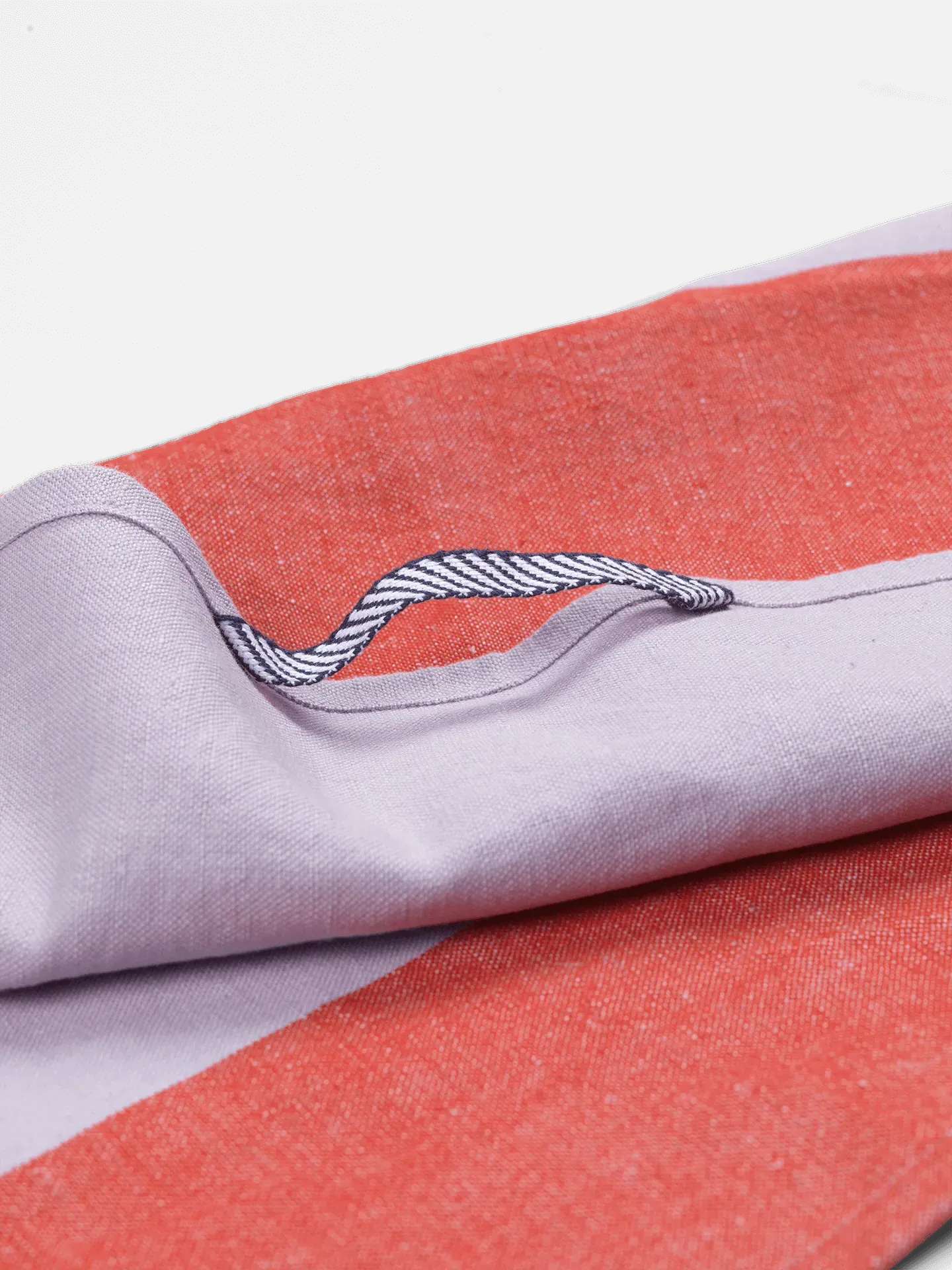 Hale Tea Towel - Red, Linen