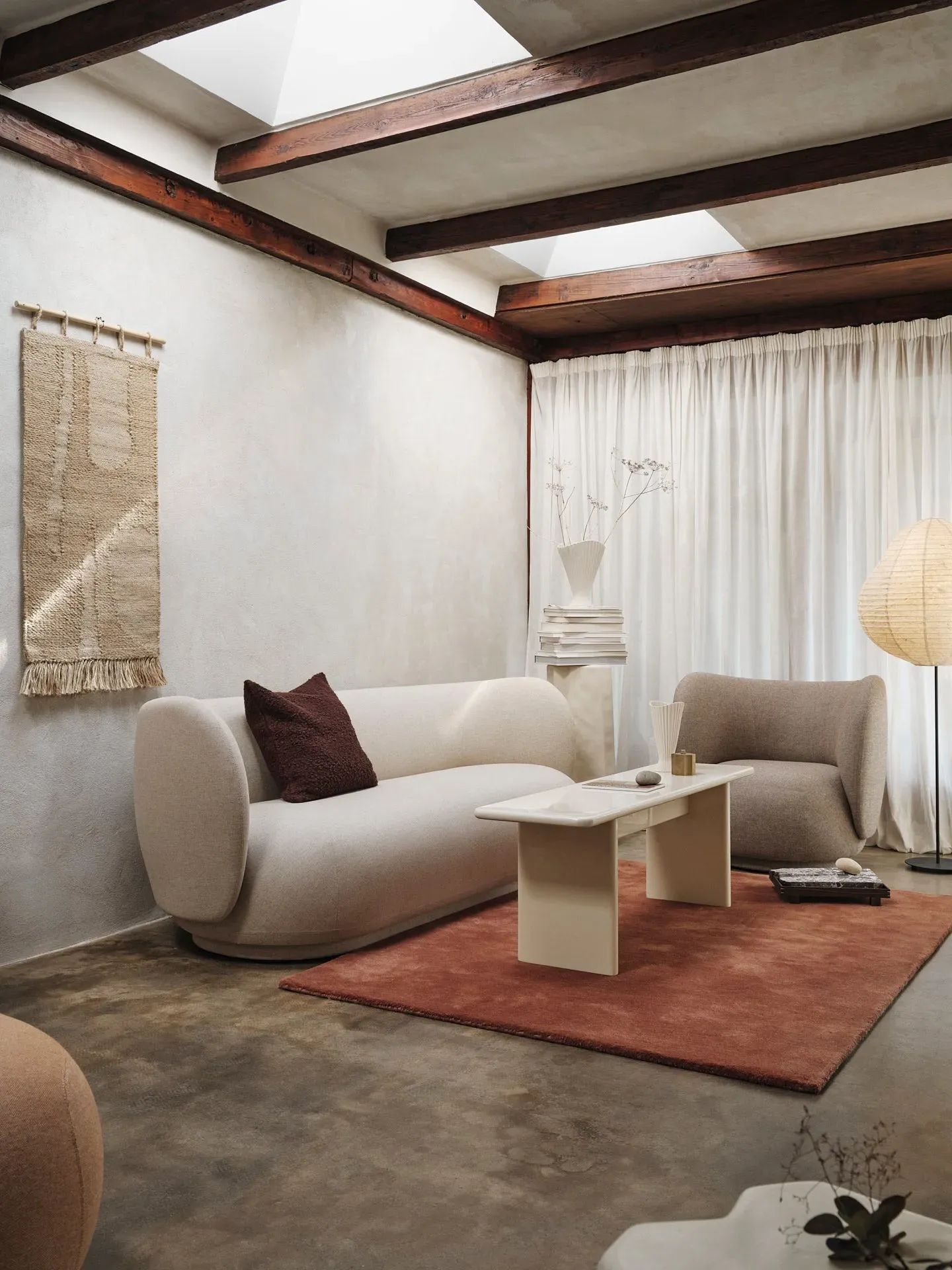 Harvest Small Wall Rug - Natural, Jute