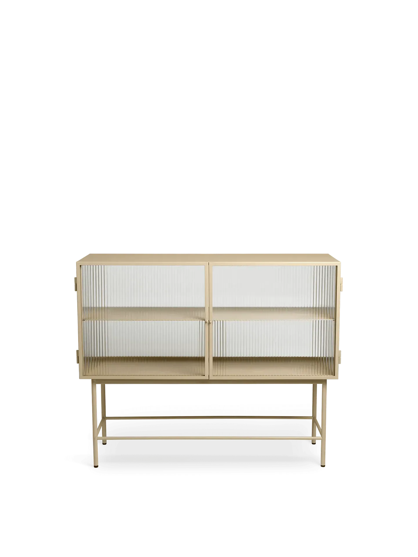 Haze Sideboard with Reeded Glass - Cashmere