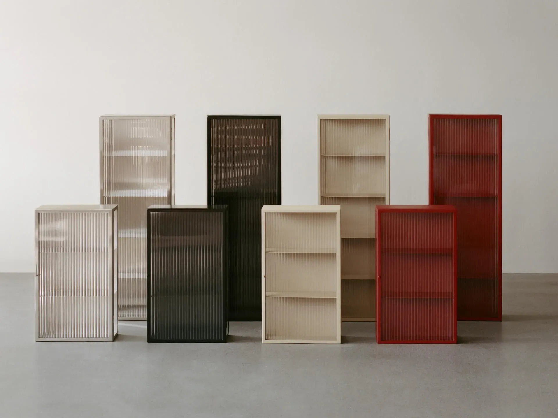 Haze Tall Wall Cabinet - Brushed Stainless Steel