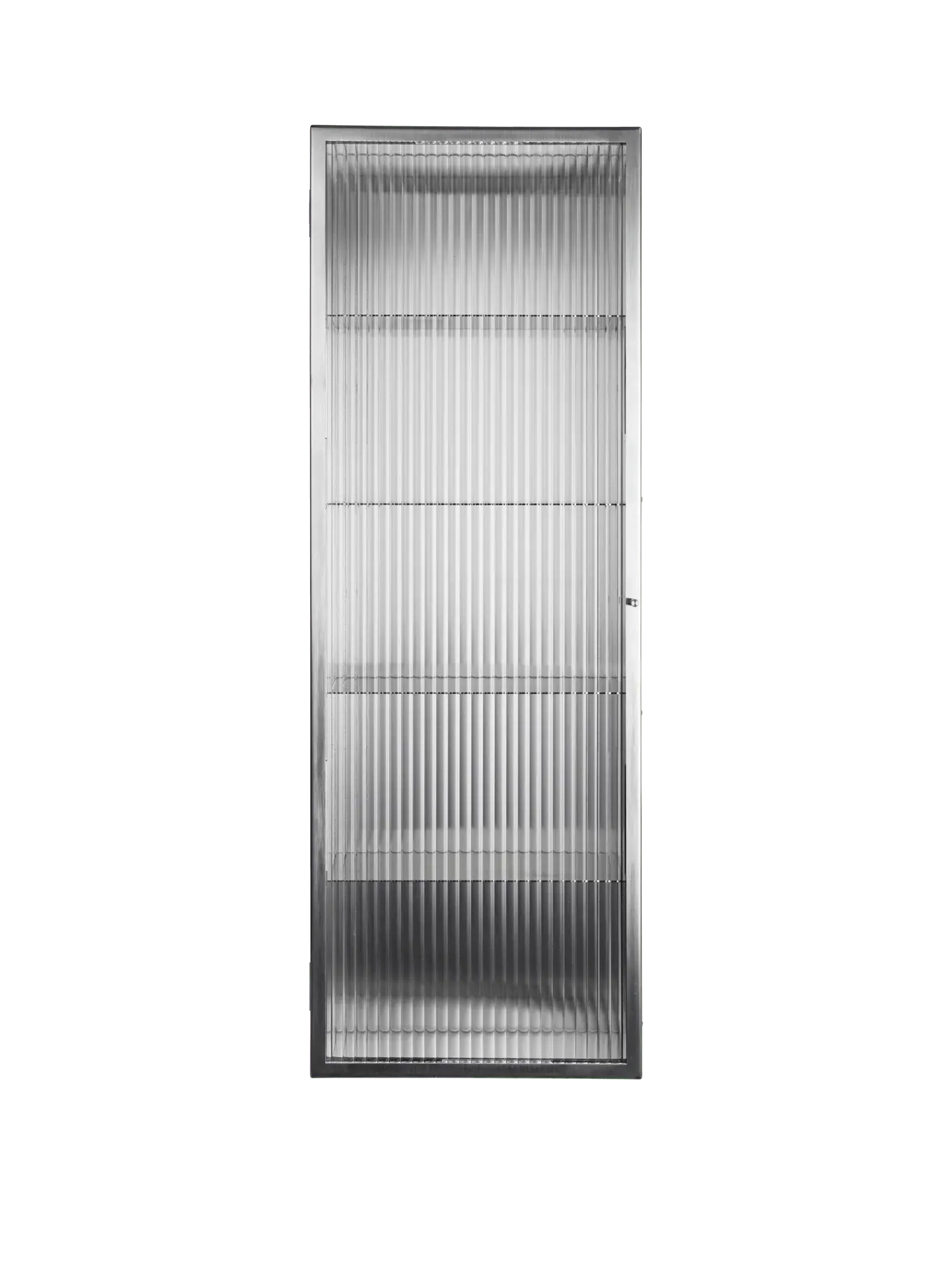 Haze Tall Wall Cabinet - Brushed Stainless Steel