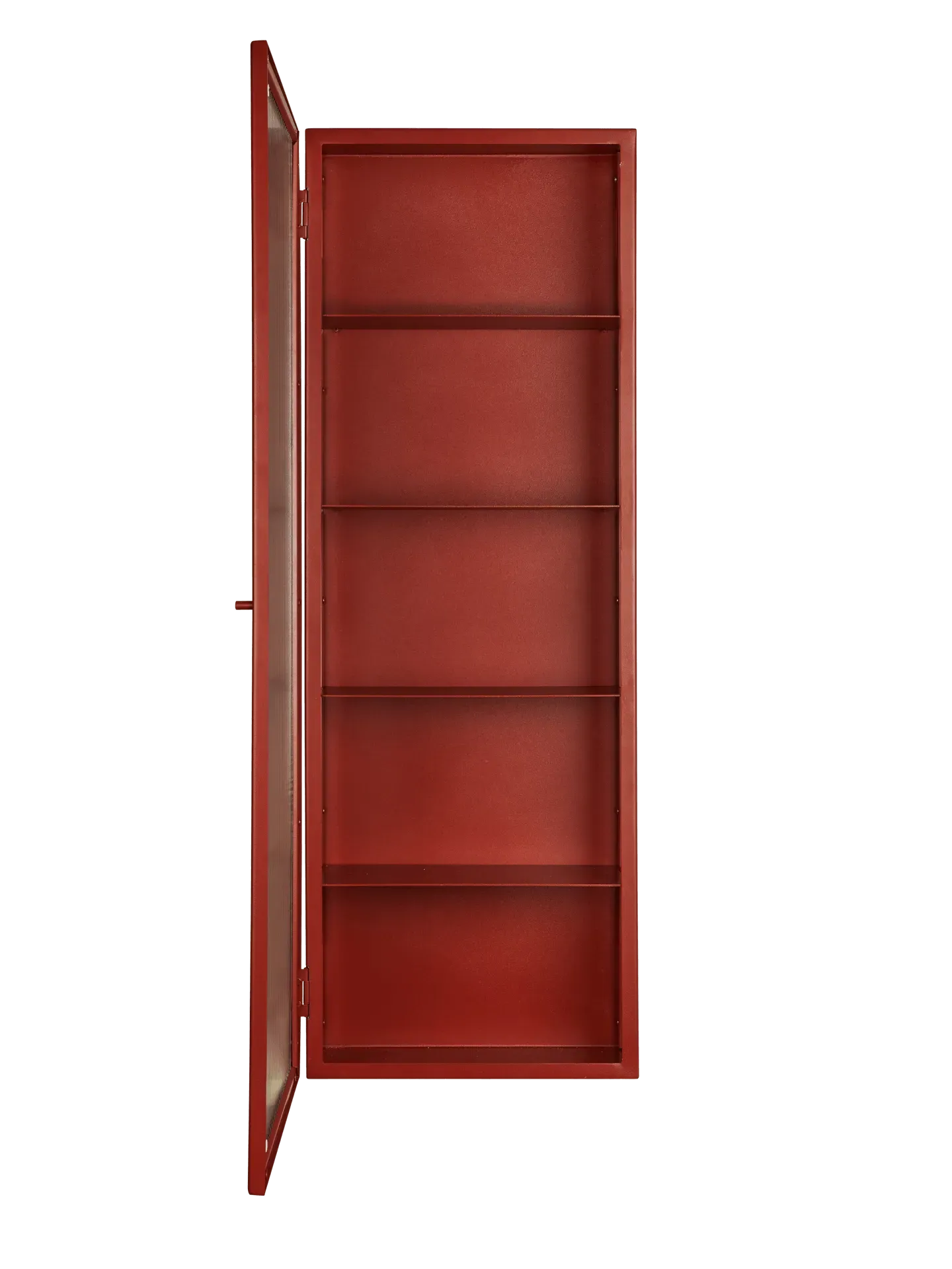 Haze Tall Wall Cabinet - Oxide Red