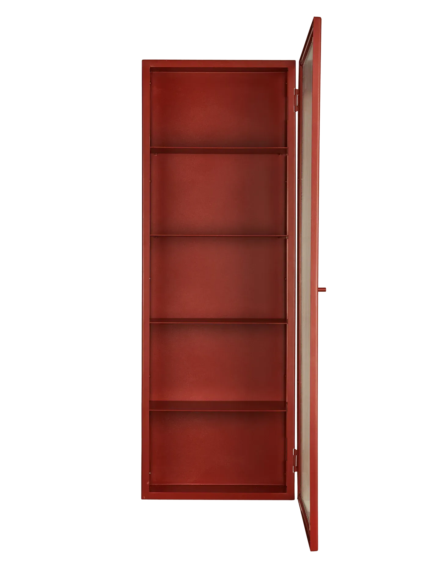 Haze Tall Wall Cabinet - Oxide Red