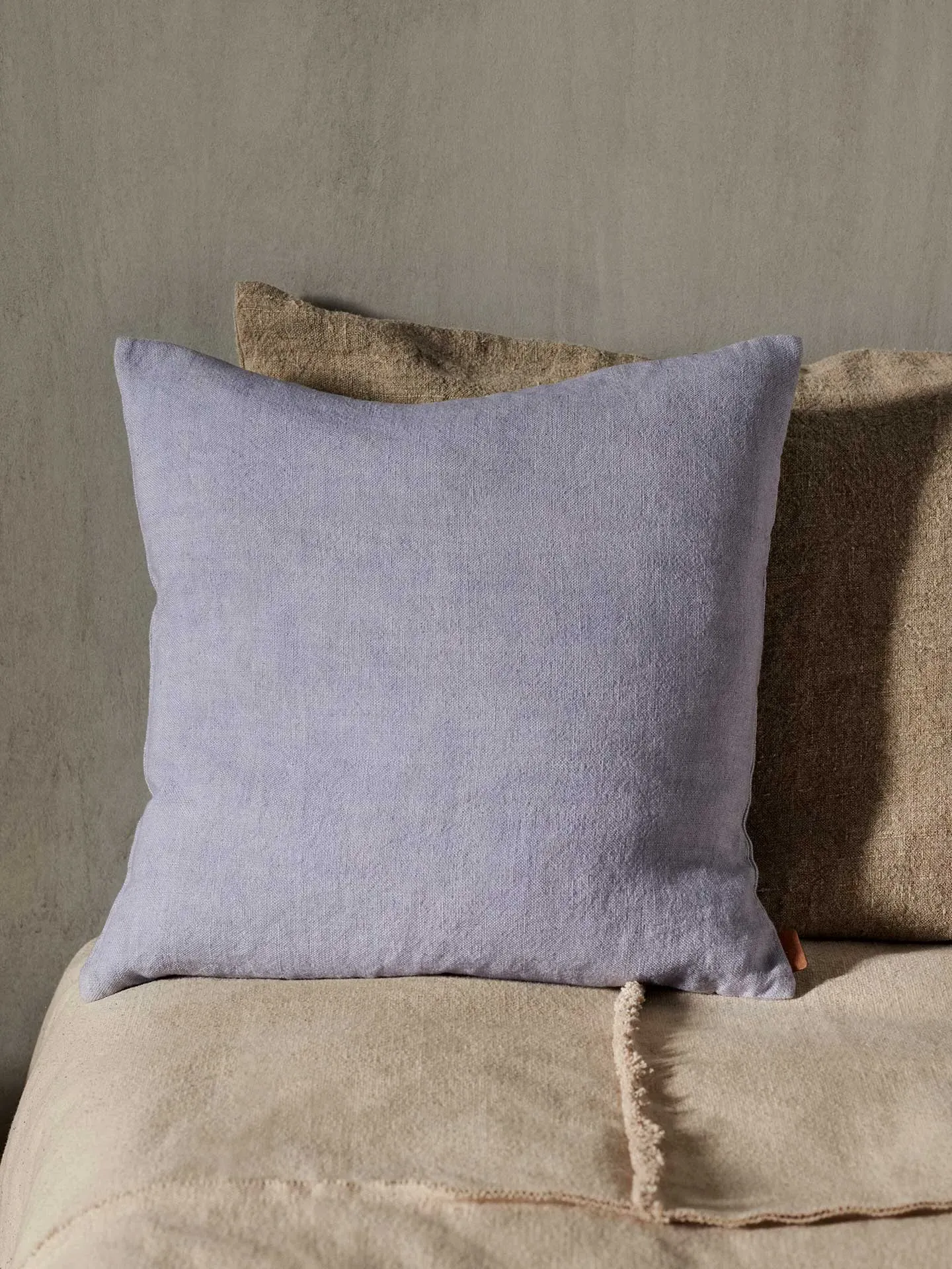 Heavy Linen Cushion - Lilac
