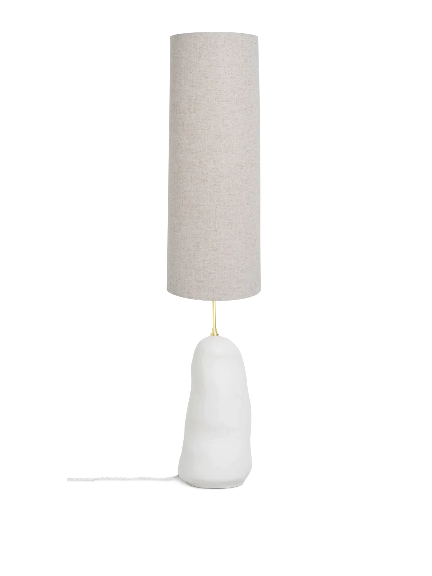 Hebe Large Lamp Base - Off-White, Ceramic