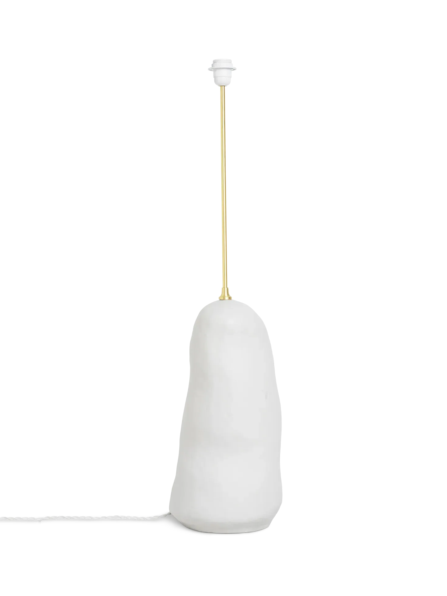 Hebe Large Lamp Base - Off-White, Ceramic