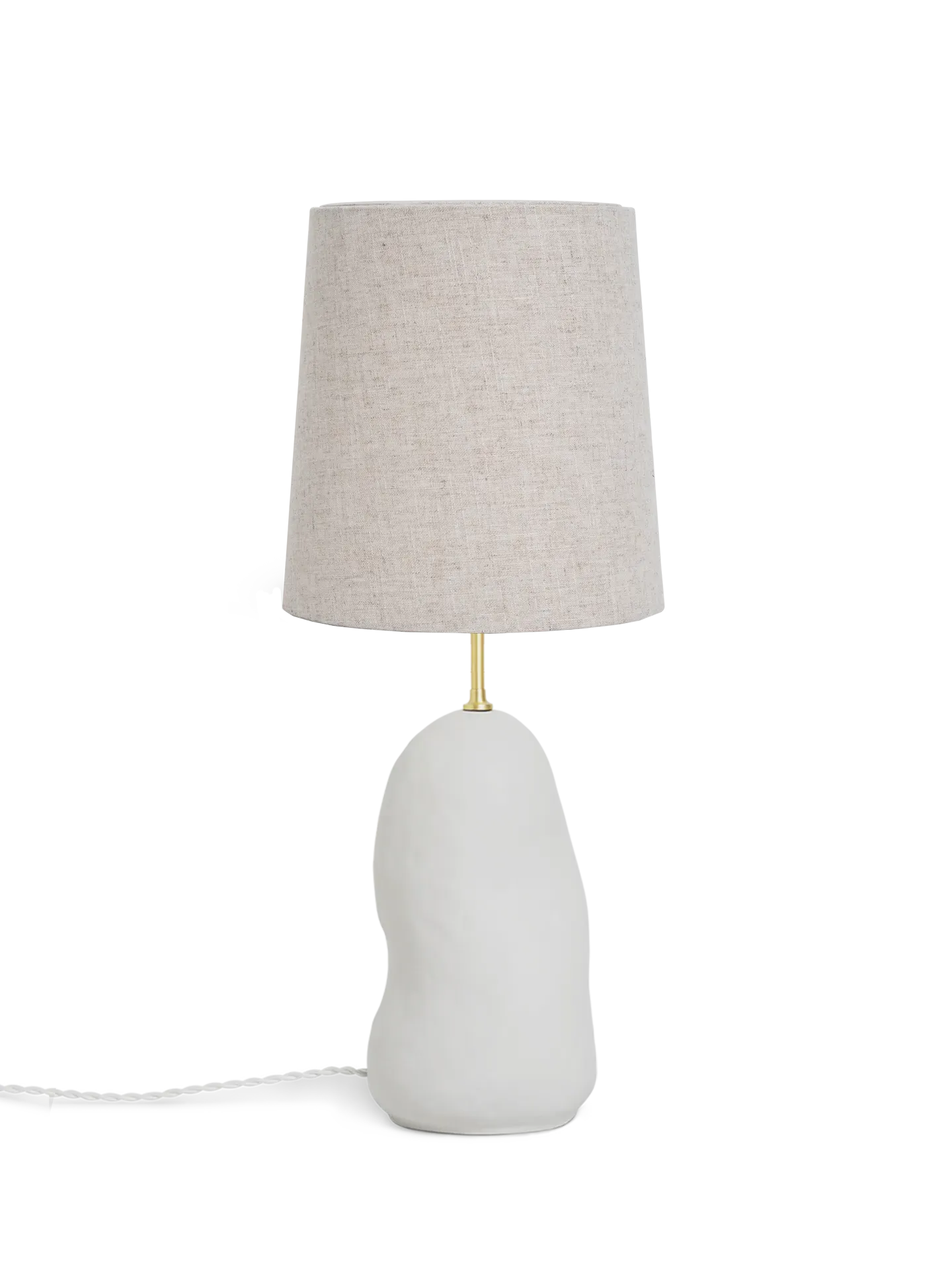 Hebe Medium Lamp Base - Off-White, Ceramic
