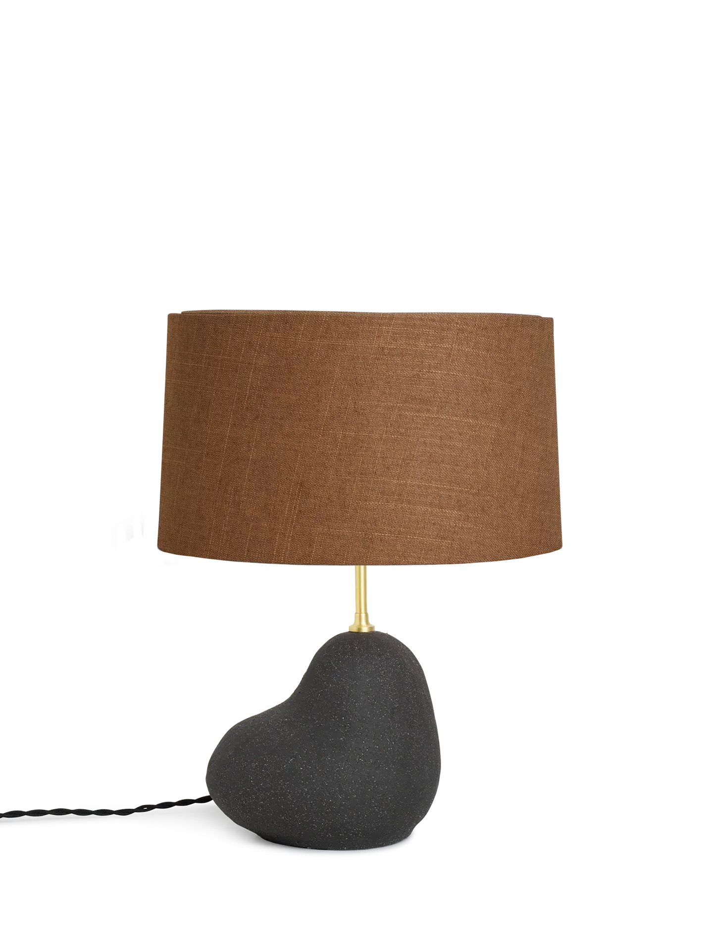 Hebe Small Lamp Base - Dark Grey, Ceramic