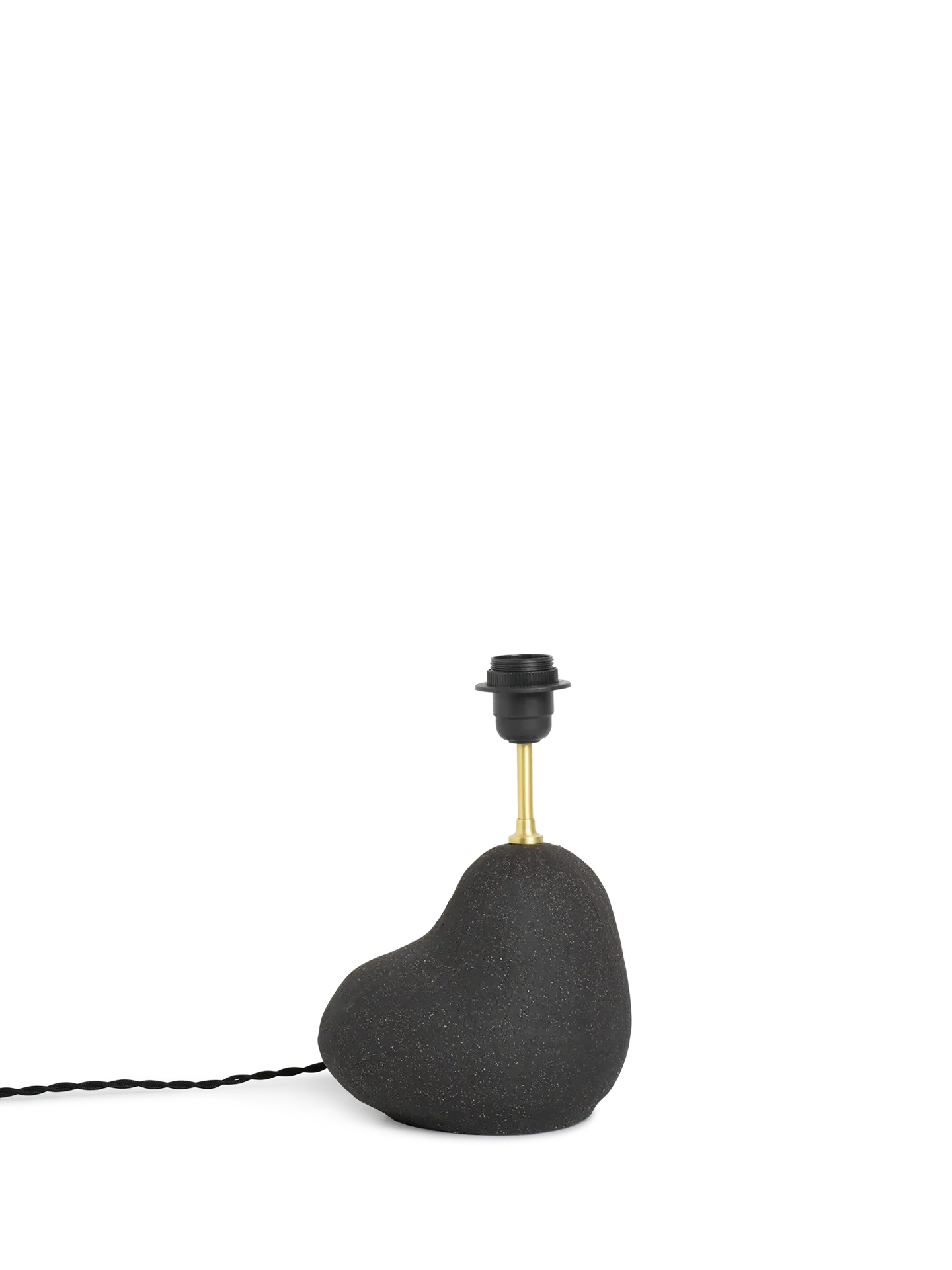 Hebe Small Lamp Base - Dark Grey, Ceramic