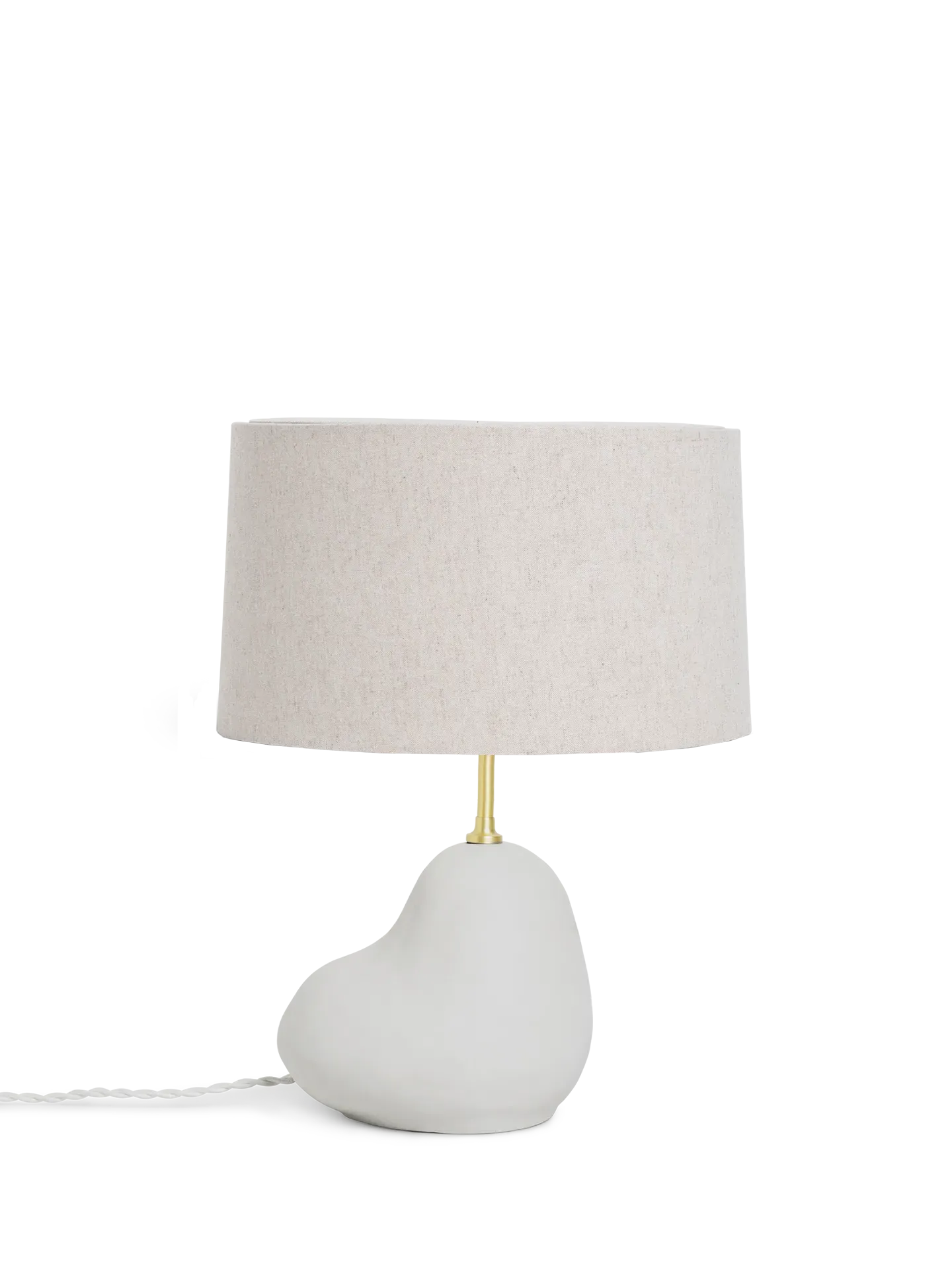 Hebe Small Lamp Base - Off-White, Ceramic