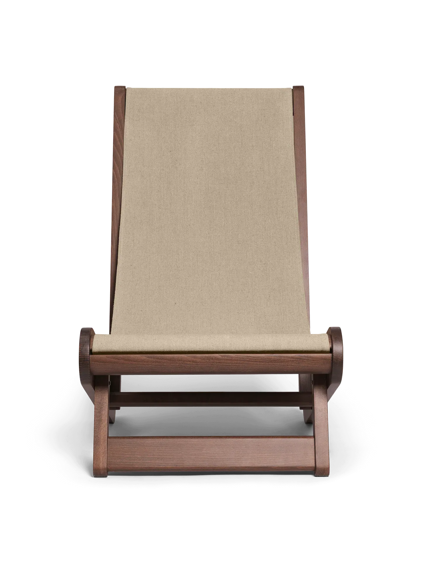 Hemi Lounge Chair - Dark Stained, Beech