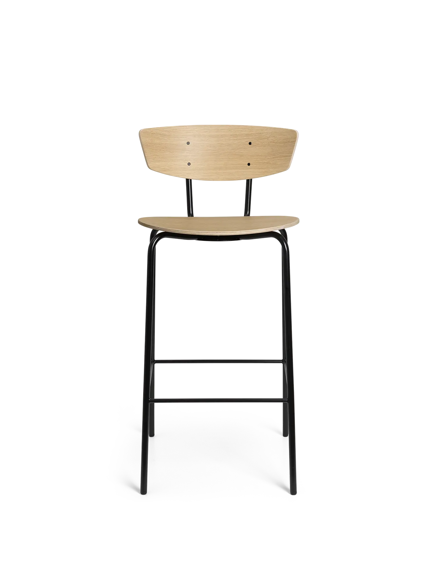 Herman Counter Chair - White, Oiled Oak