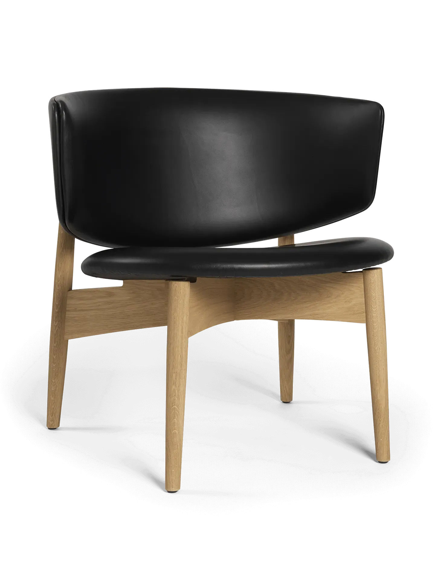 Herman Lounge Chair - Black, Oak