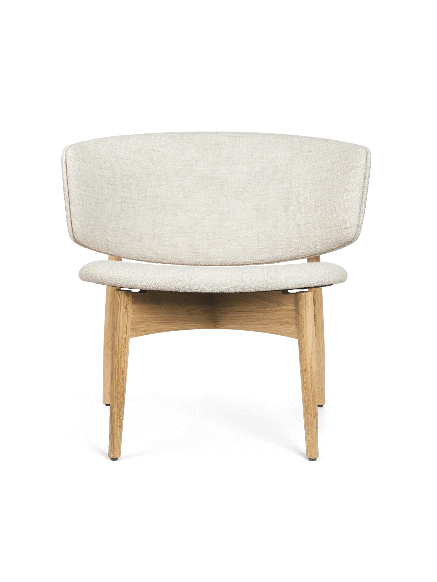 Herman Lounge Chair - Off-White, Oak image