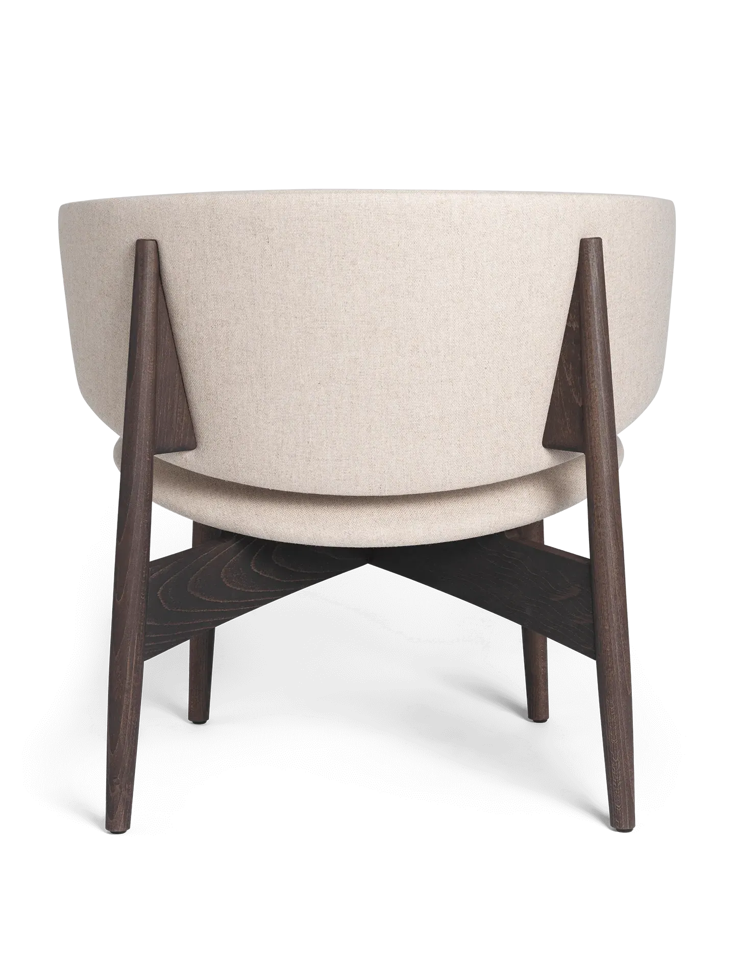 Herman Lounge Chair - Sand, Dark Stained Beech