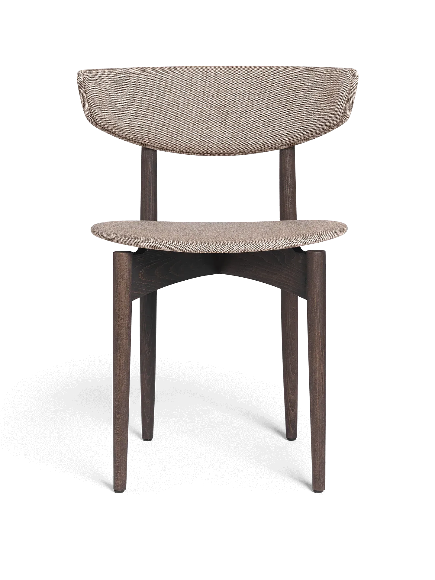 Herman Upholstered Dining Chair - Coffee, Flax