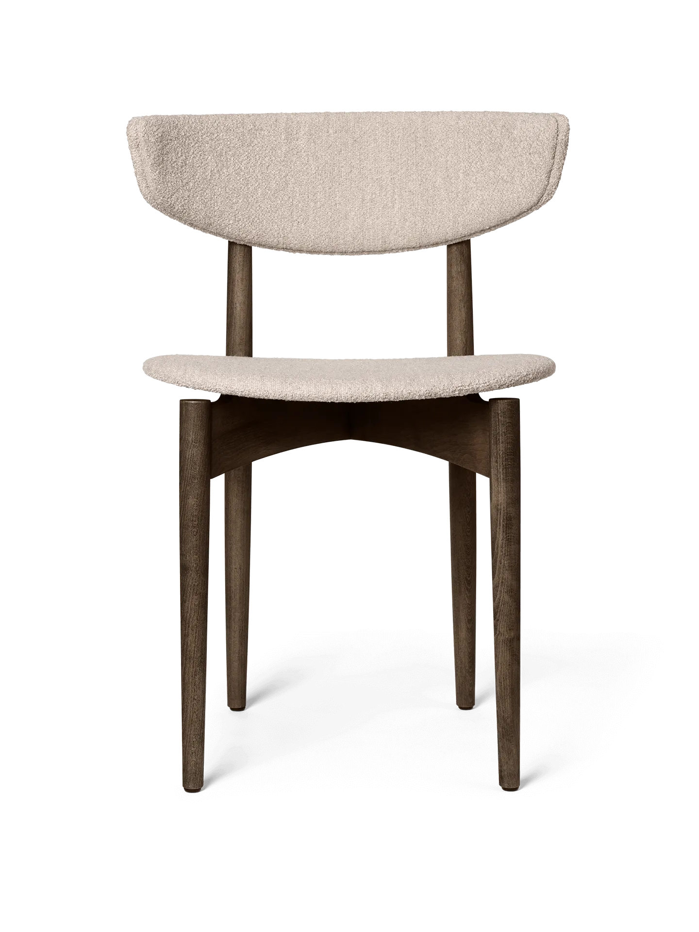 Herman Upholstered Dining Chair - Natural, Bouclé
