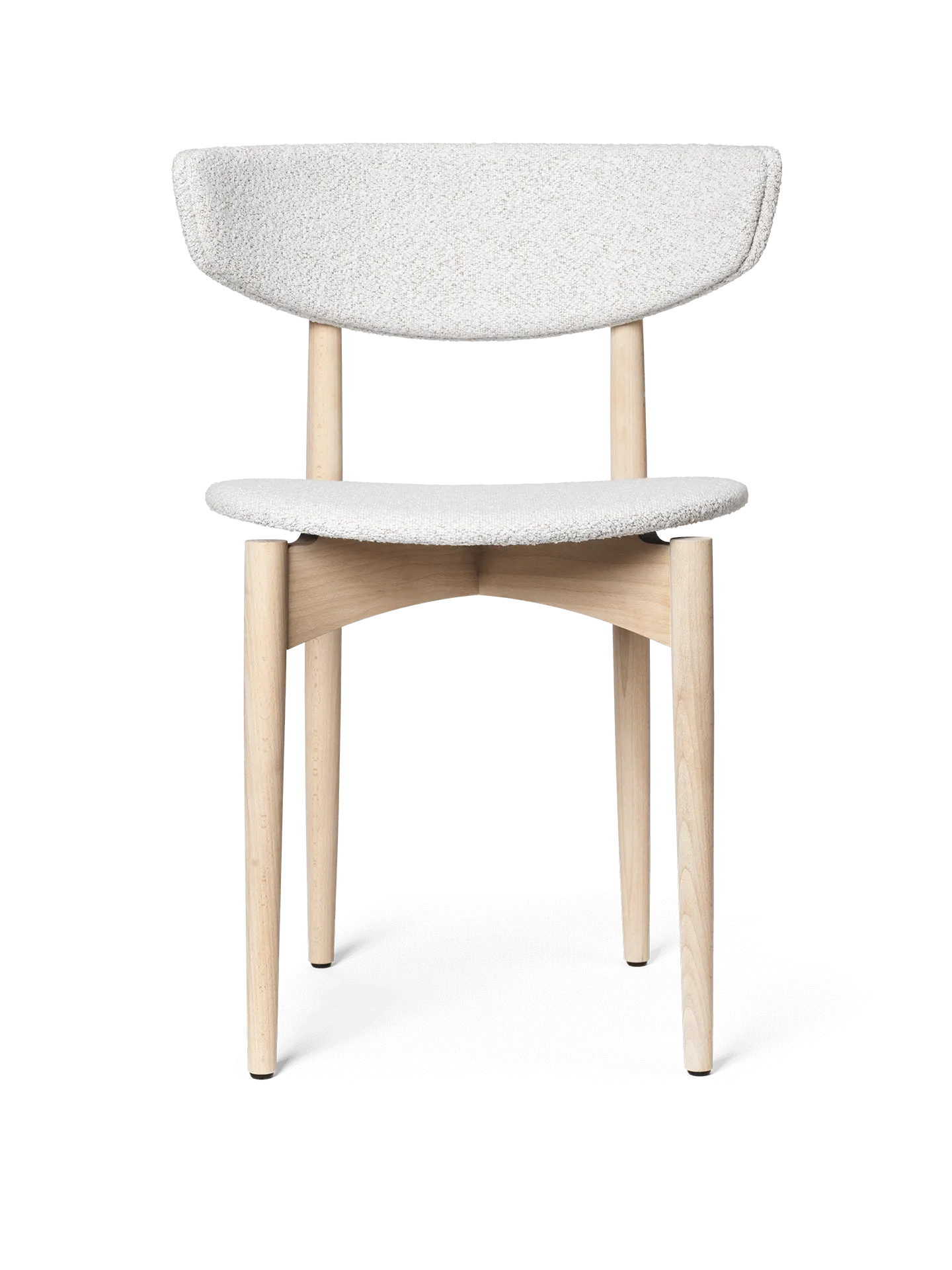 Herman Upholstered Dining Chair - Off-White, Bouclé