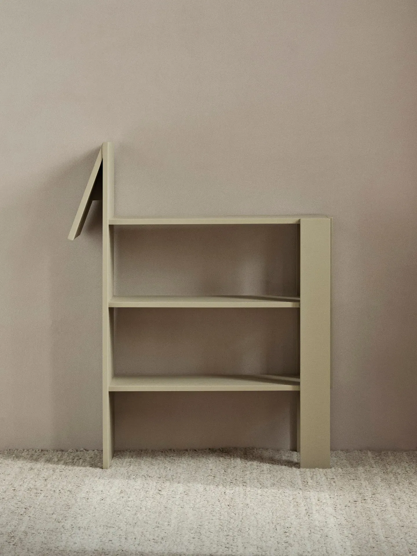 Horse Bookcase - Cashmere