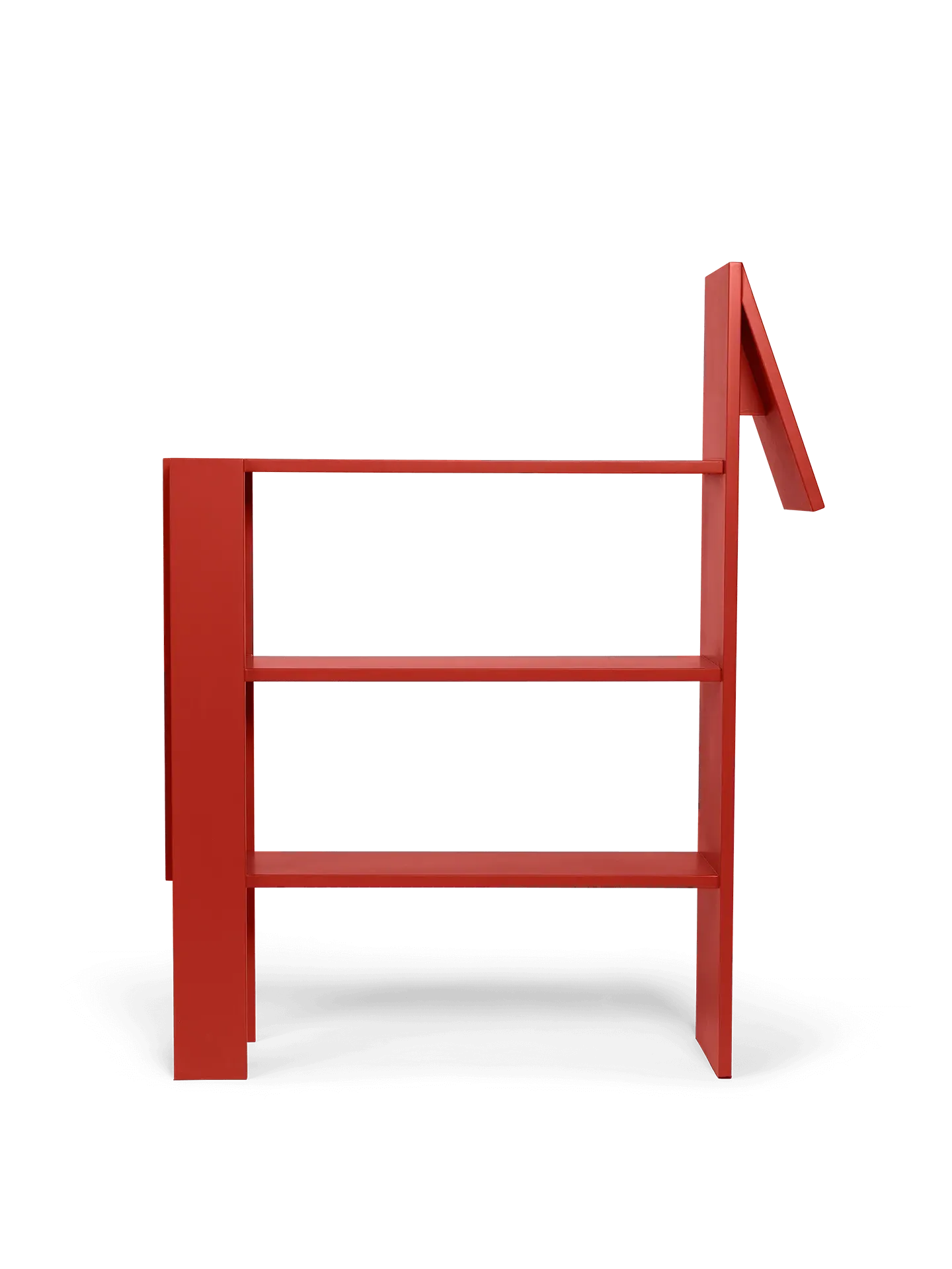 Horse Bookcase - Poppy Red