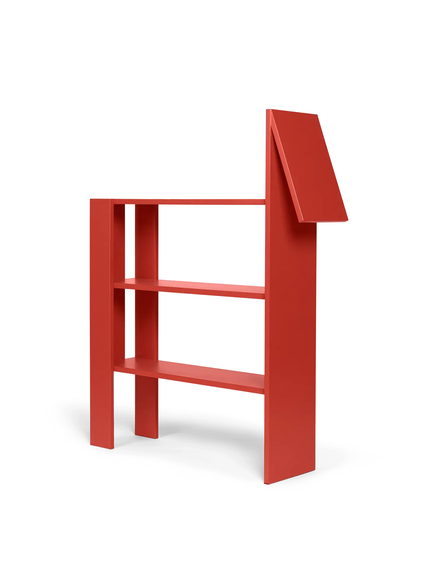 Horse Bookcase - Poppy Red