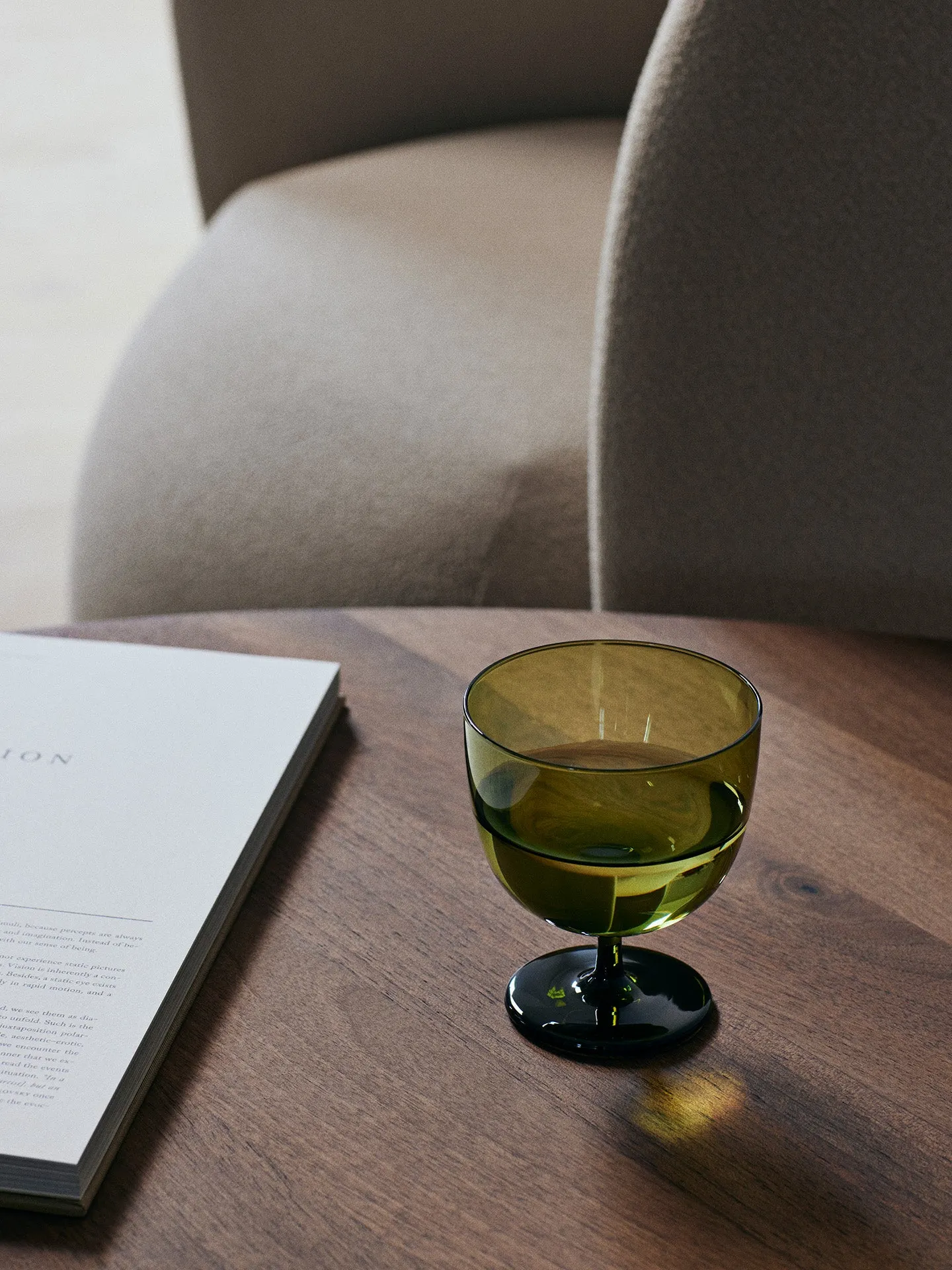 Host Water Glasses Set of 2 - Moss Green