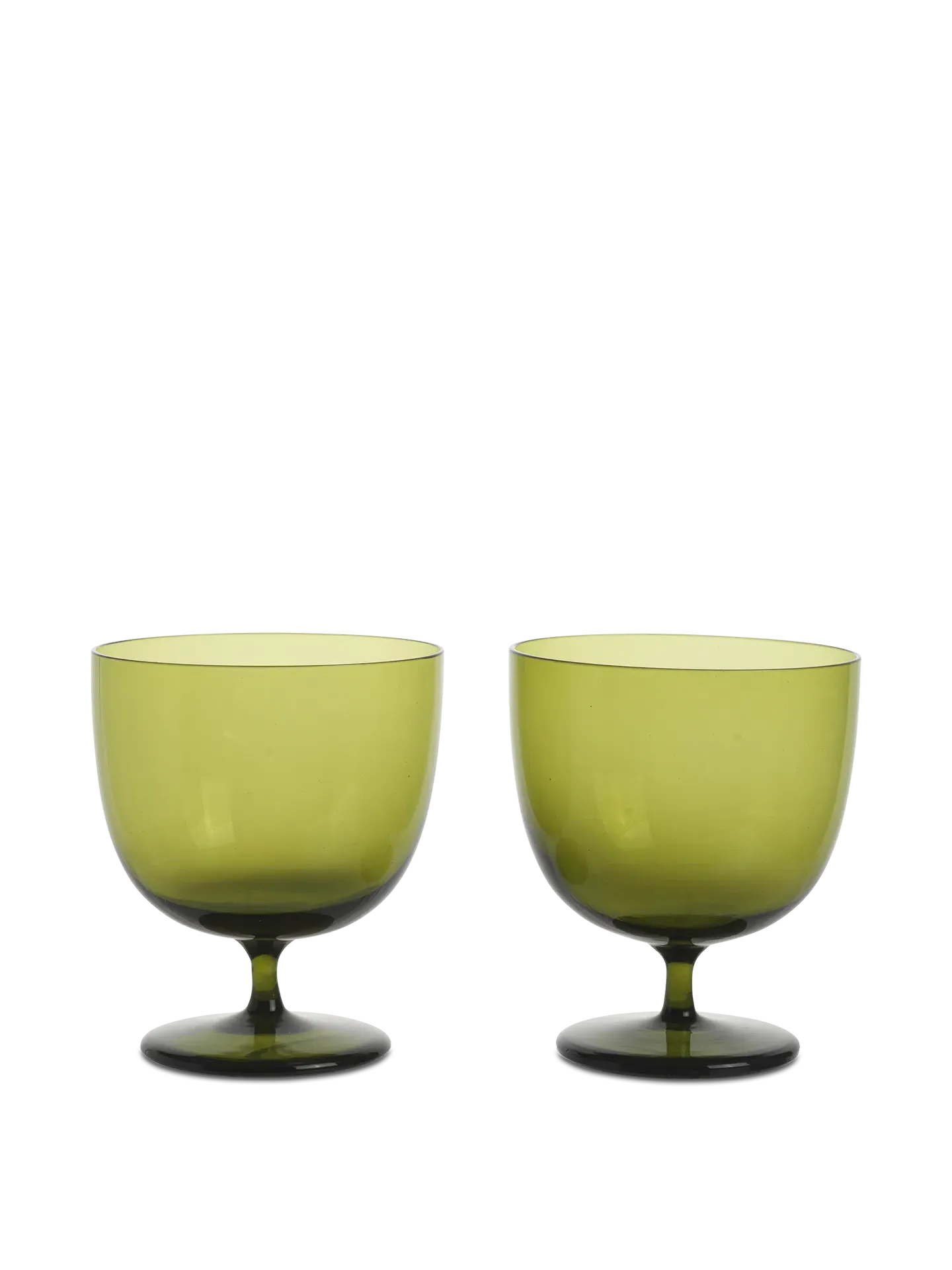 Host Water Glasses Set of 2 - Moss Green