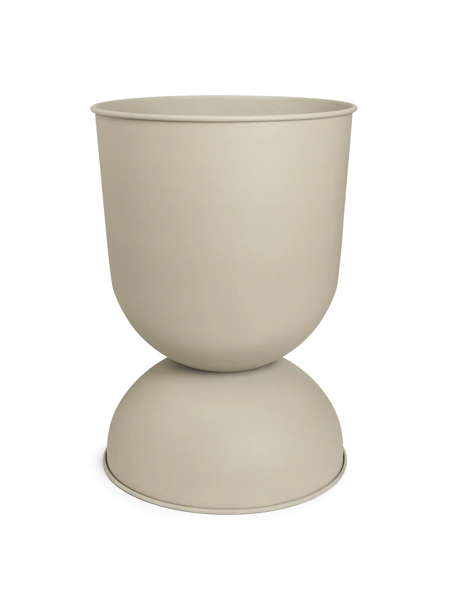 Hourglass Large Plant Pot - Cashmere
