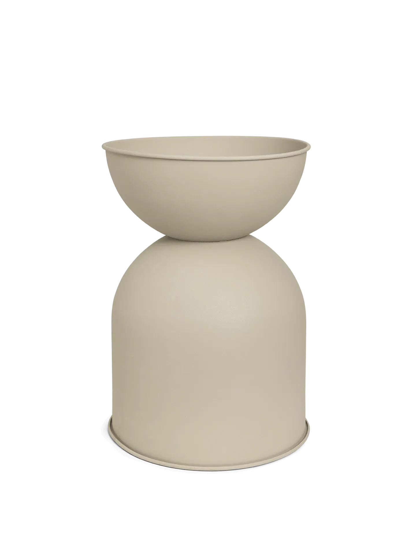 Hourglass Medium Plant Pot - Cashmere