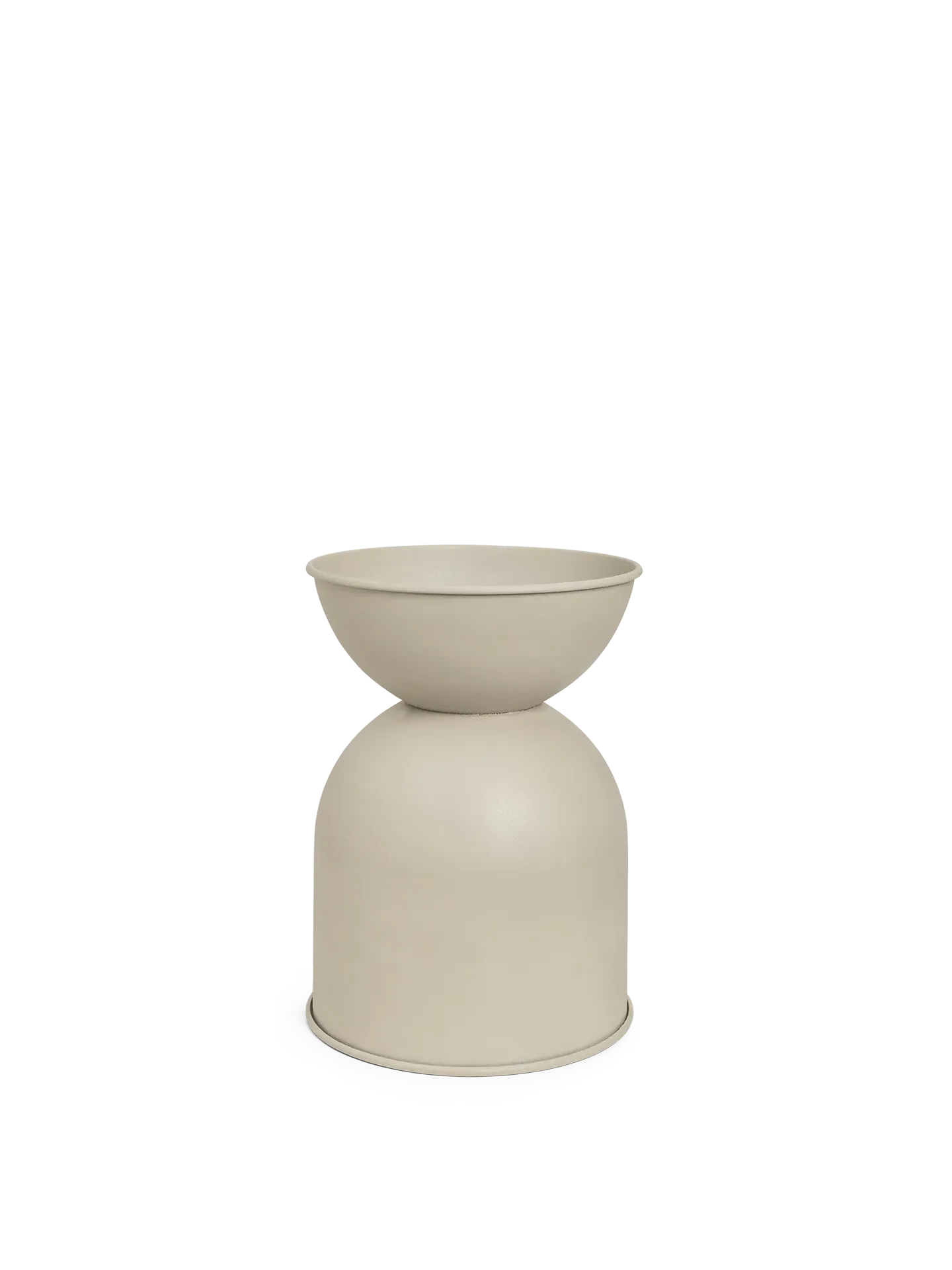 Hourglass Small Plant Pot - Cashmere