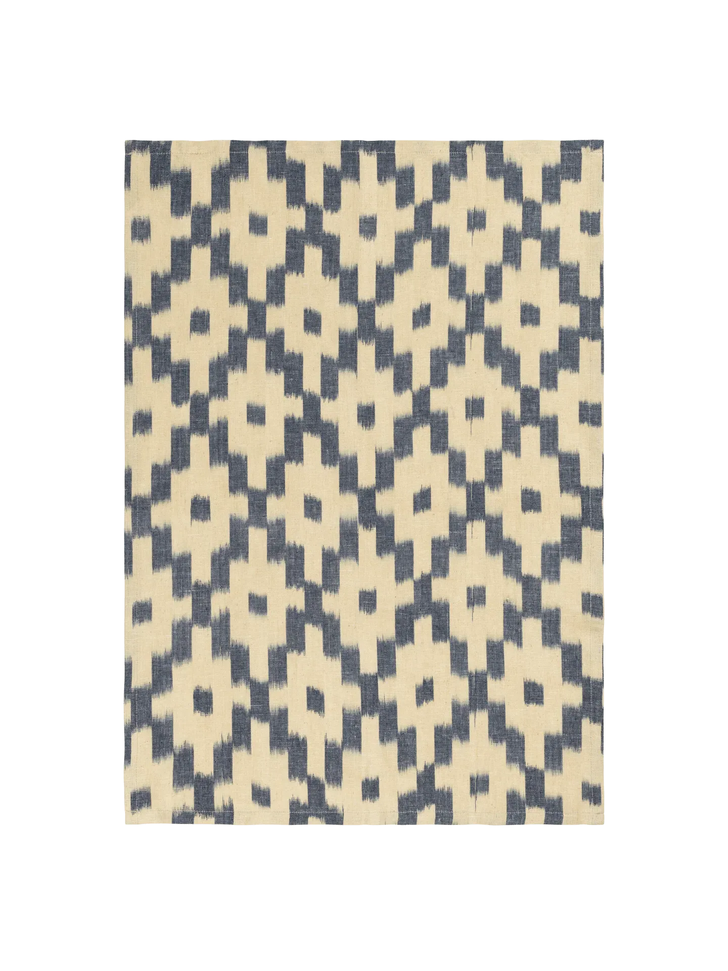 Ikat Tea Towel - Ink Blue