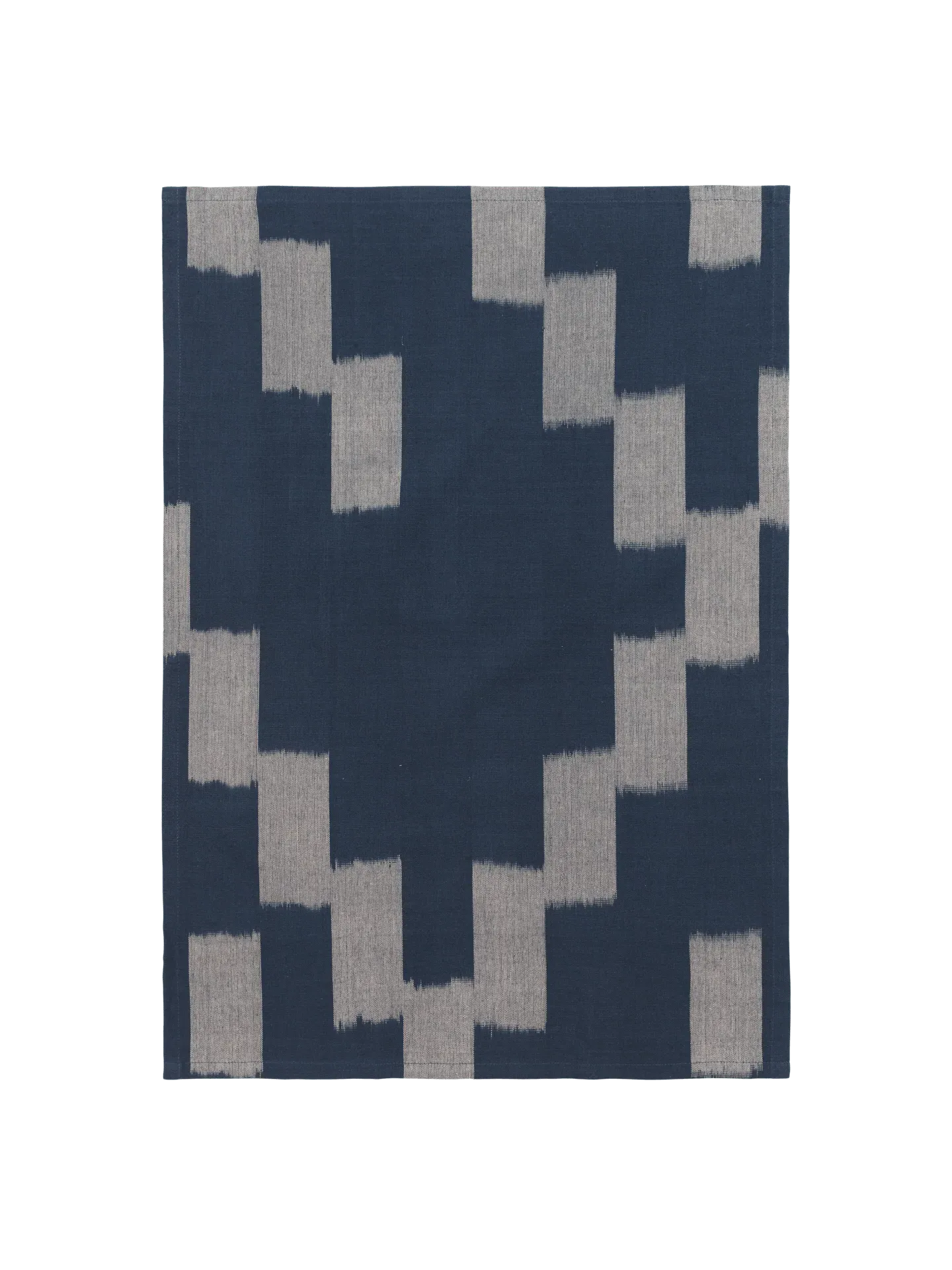 Ikat Tea Towel - Ink Blue image