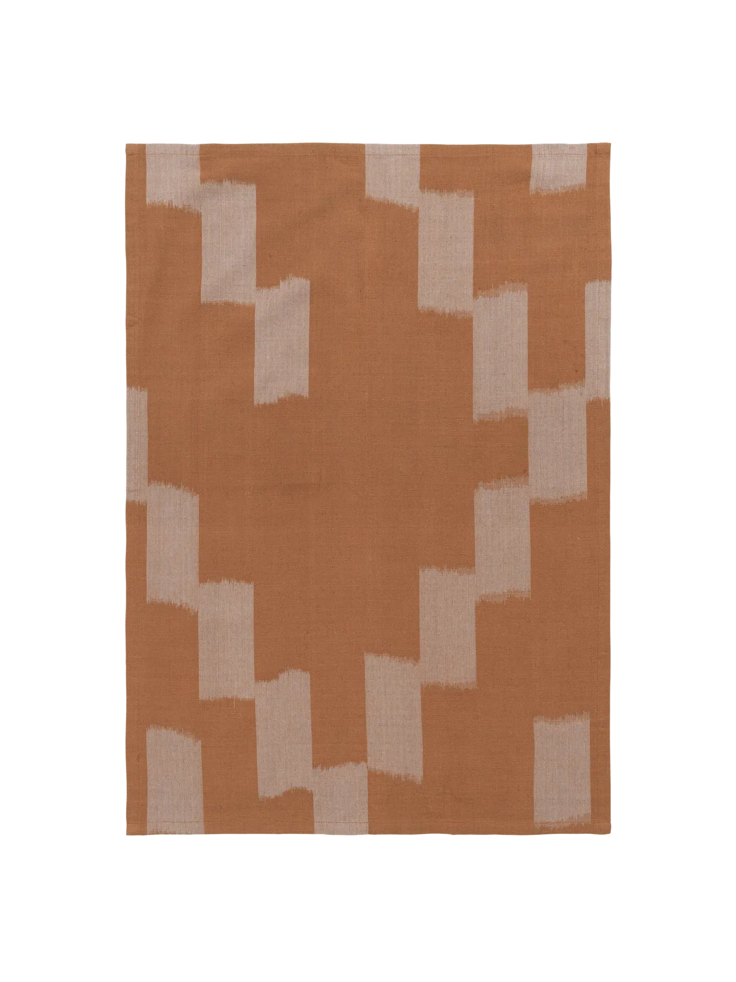 Ikat Tea Towel - Terracotta