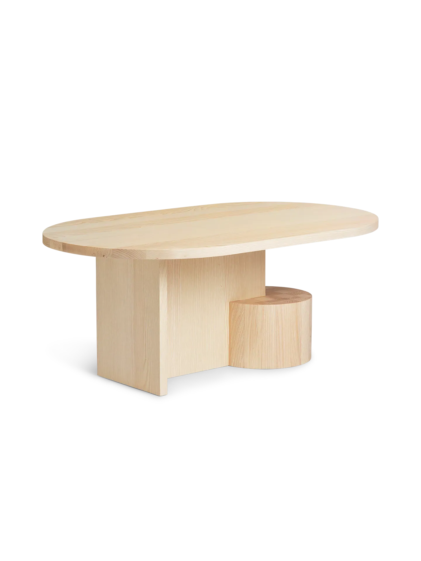 Insert Oval Coffee Table - Natural Ash