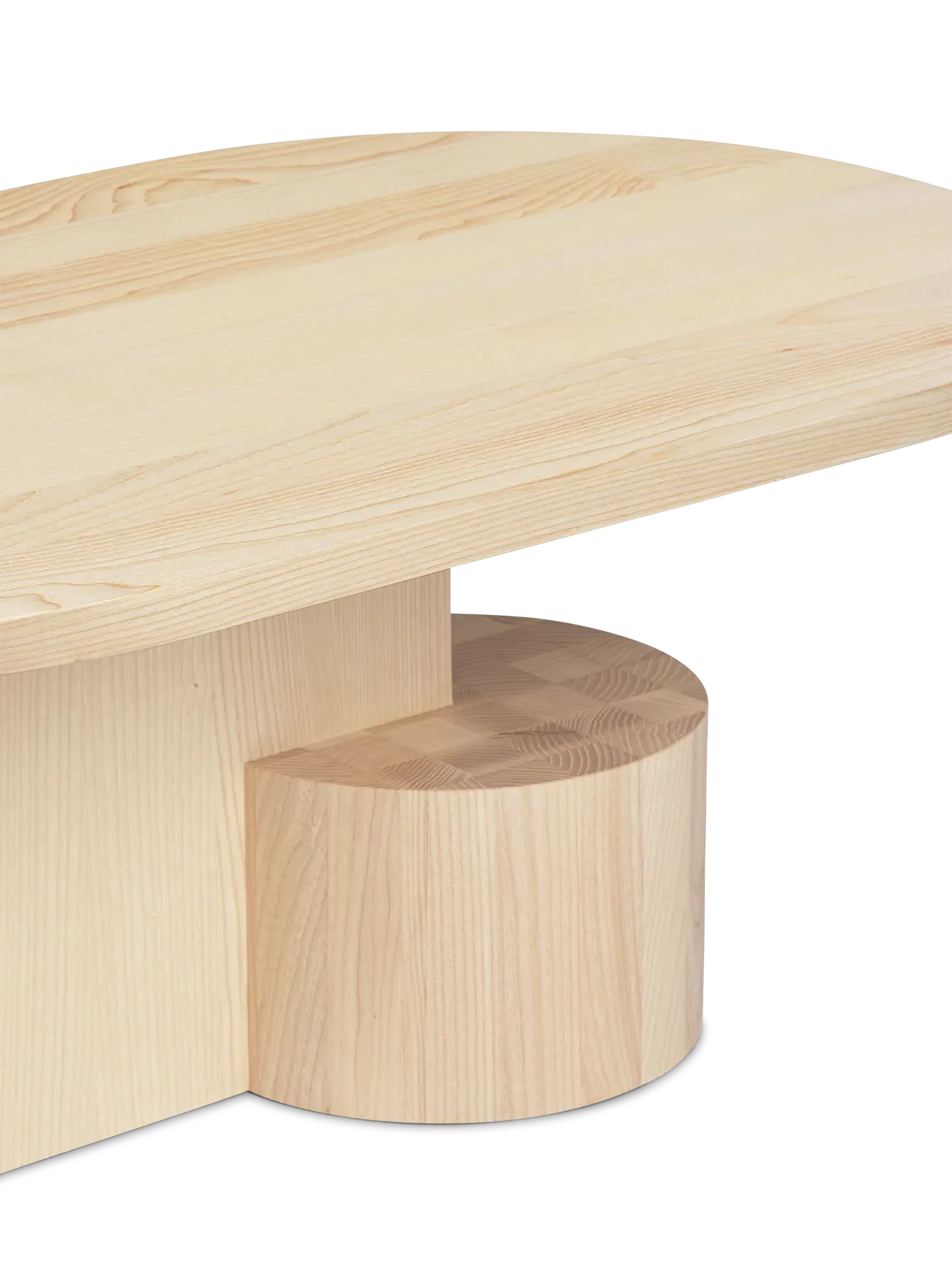 Insert Oval Coffee Table - Natural Ash