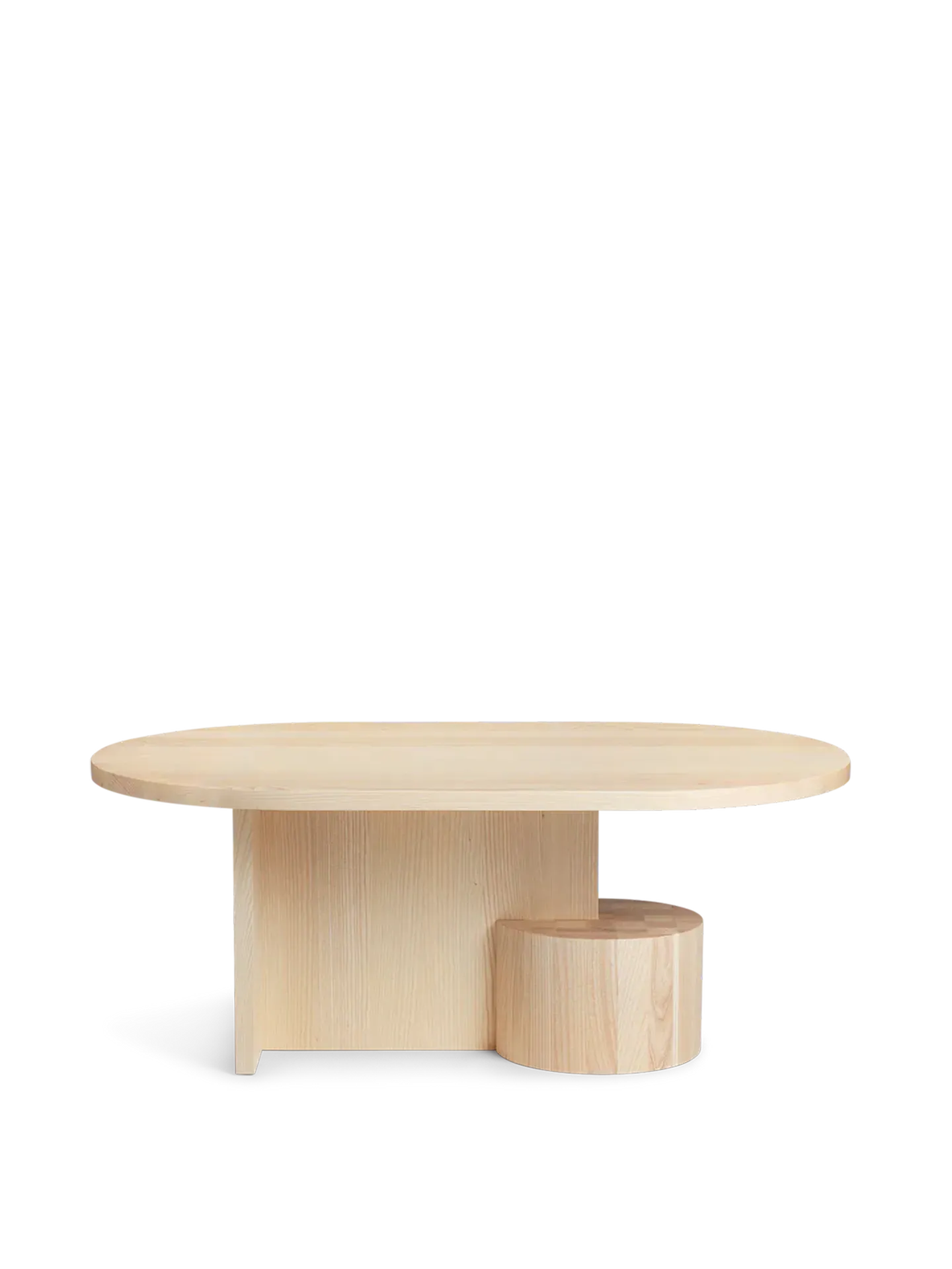 Insert Oval Coffee Table - Natural Ash