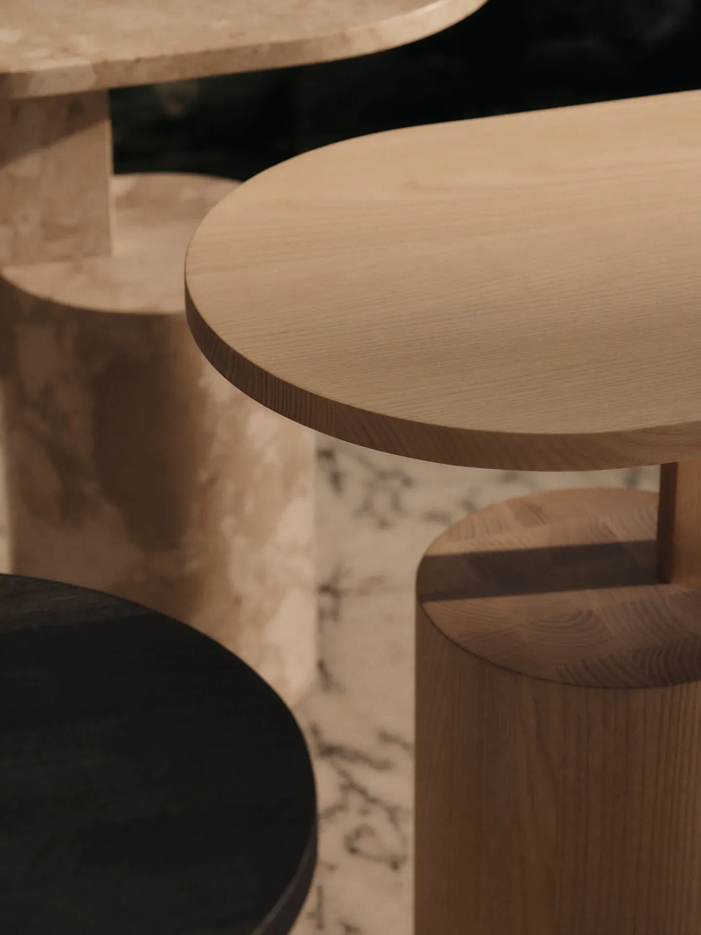 Insert Side Table - Natural, Ash