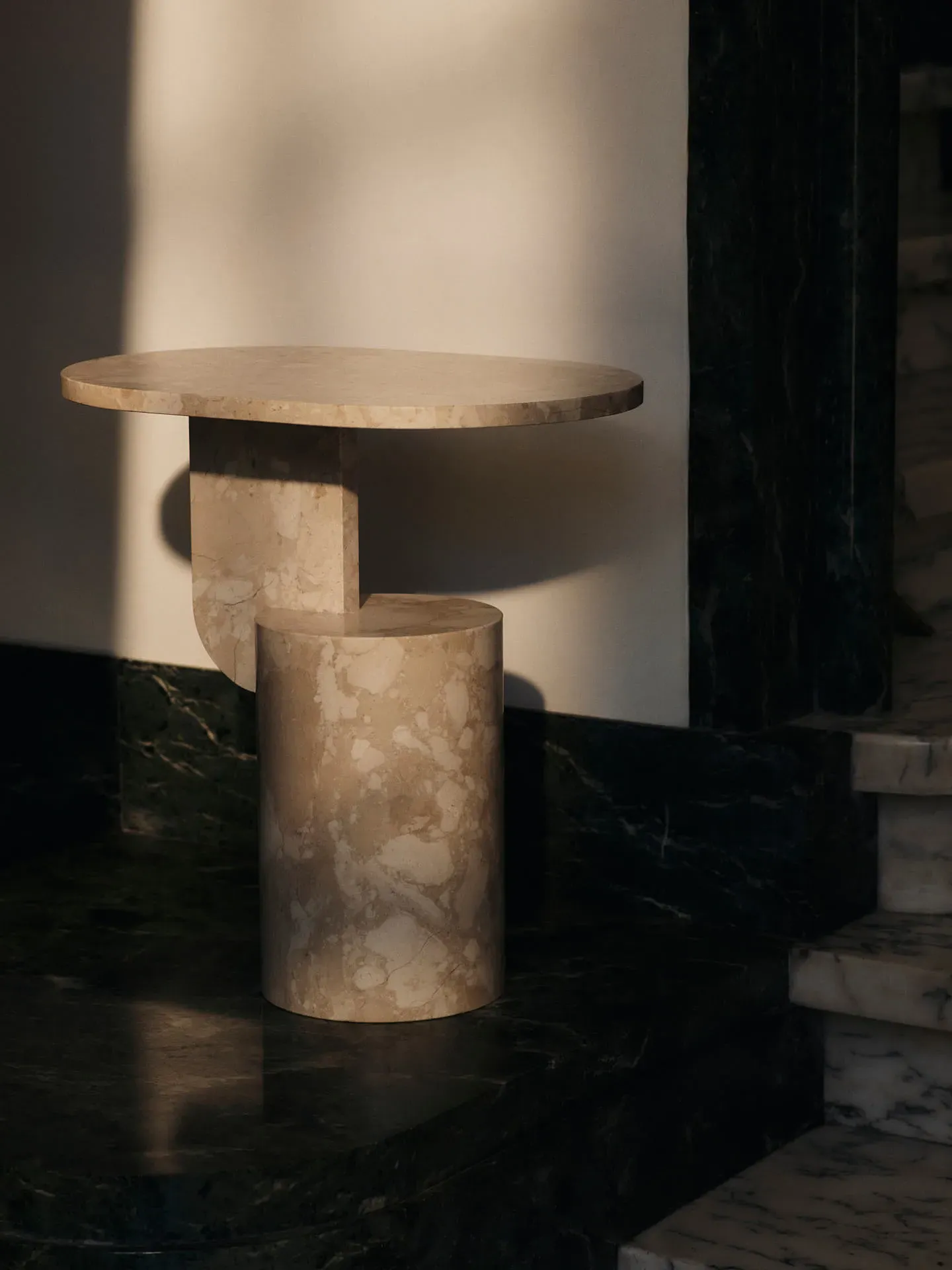 Insert Side Table - Sand, Stone