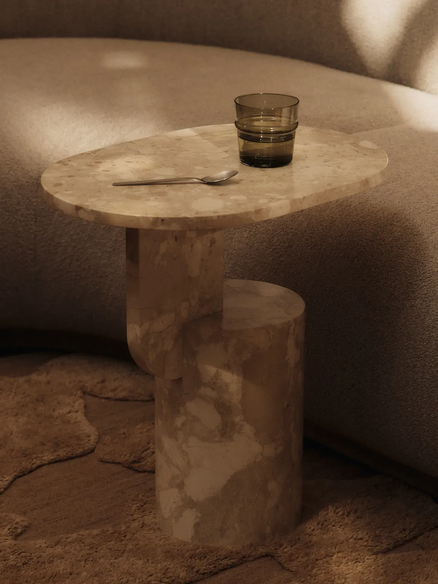 Insert Side Table - Sand, Stone