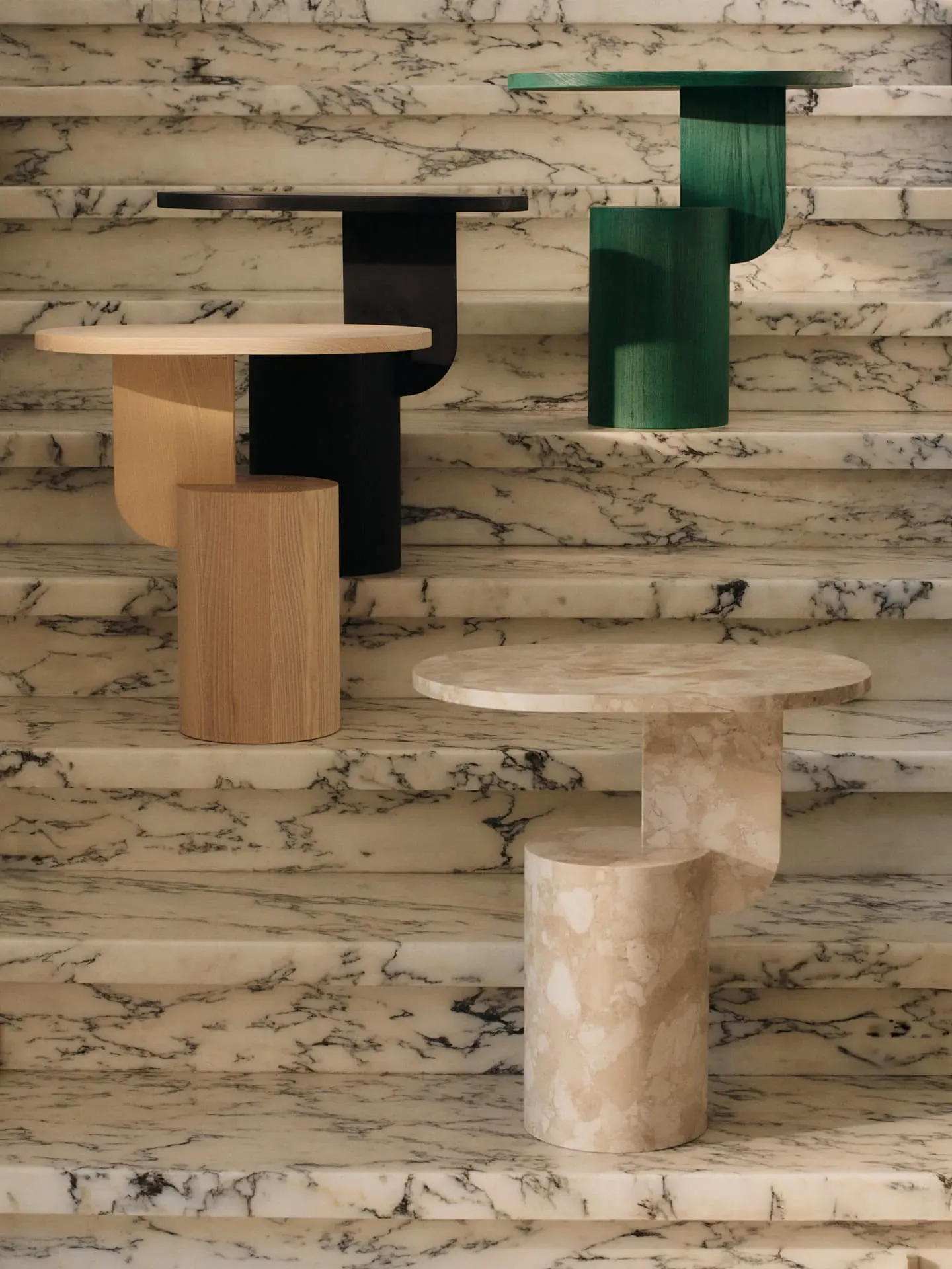 Insert Side Table - Sand, Stone